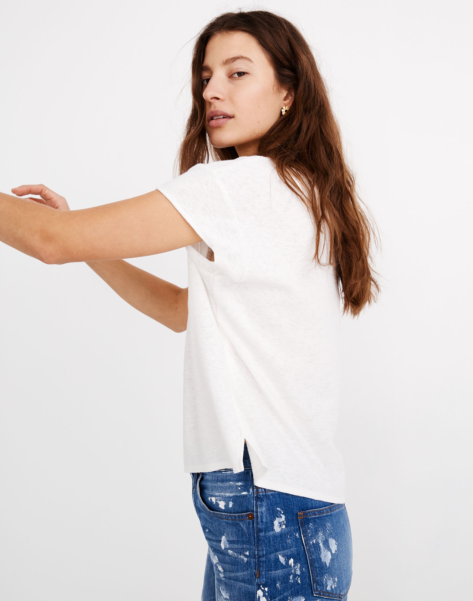 Skyline V-Neck Tee | Madewell