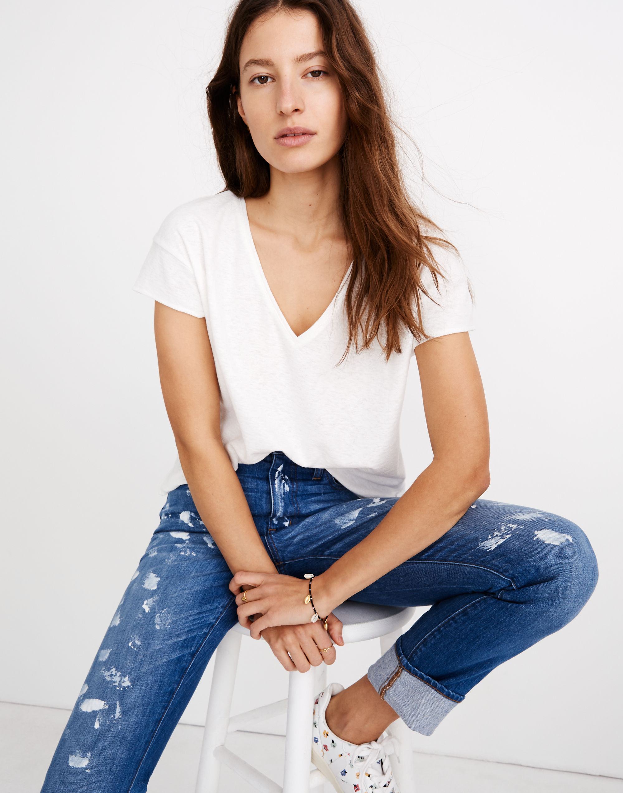 Skyline V-Neck Tee | Madewell