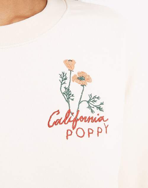 Floral Shirt Custom Botanical Embroidery Custom T-shirt 