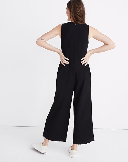 Women Sleevless Wide Leg Jumpsuit Pants Club Sexy Casual Loose