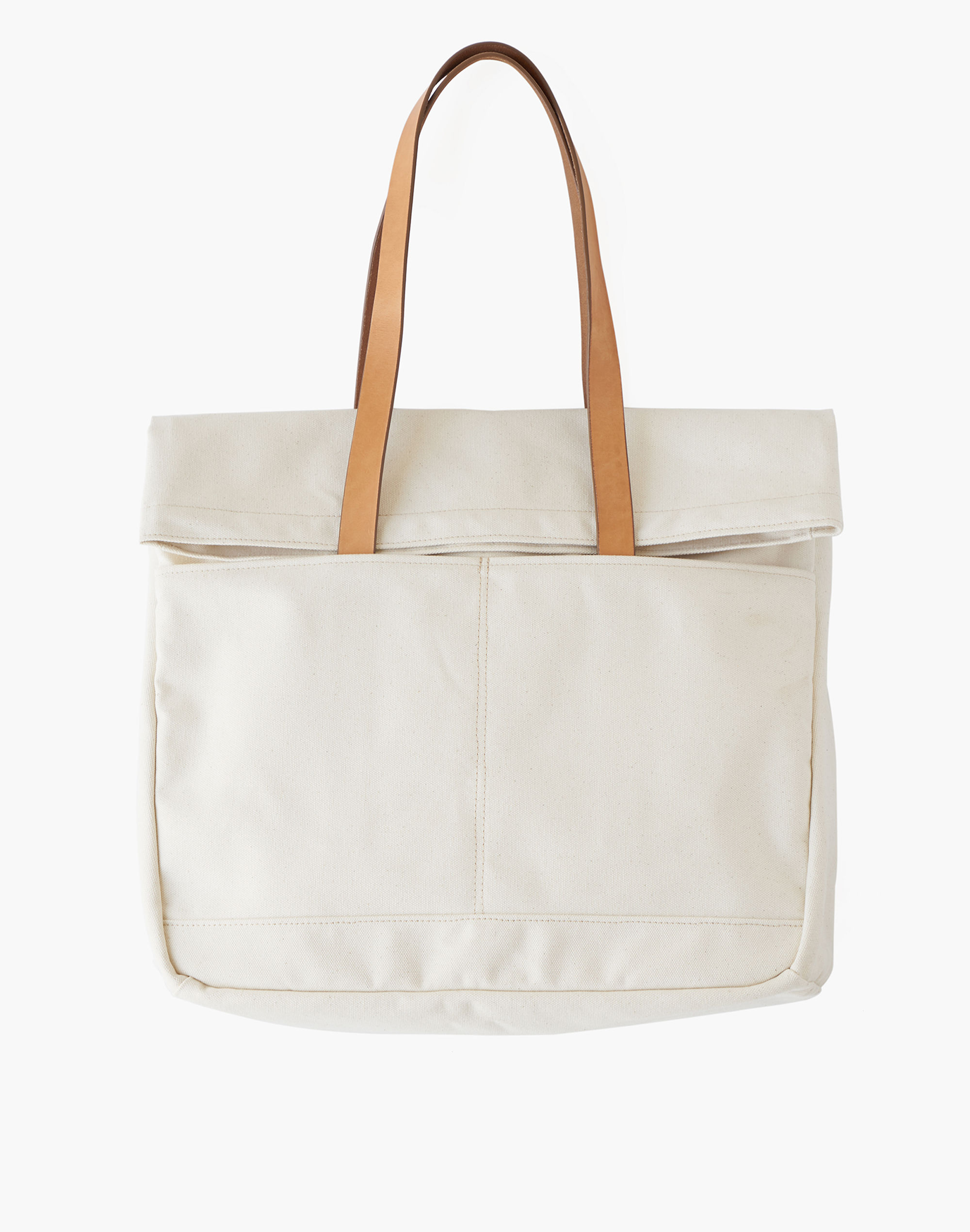 MAKR Canvas and Leather Fold Weekender Bag