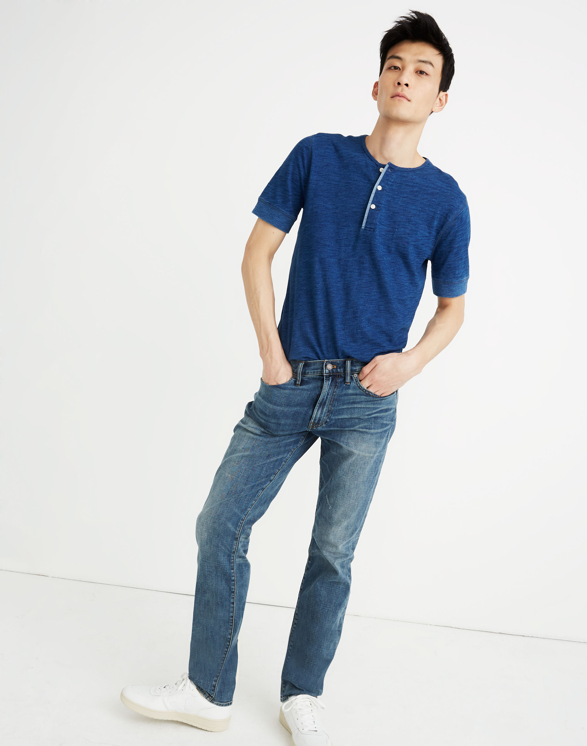 Straight Everyday Flex Jeans Hutchins Wash | Madewell