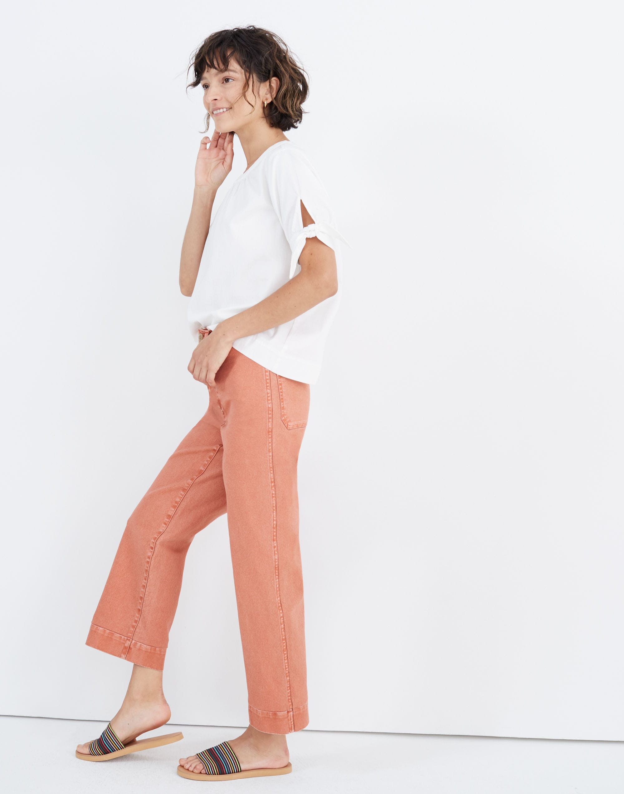 Slim Emmett Wide-Leg Crop Pants | Madewell