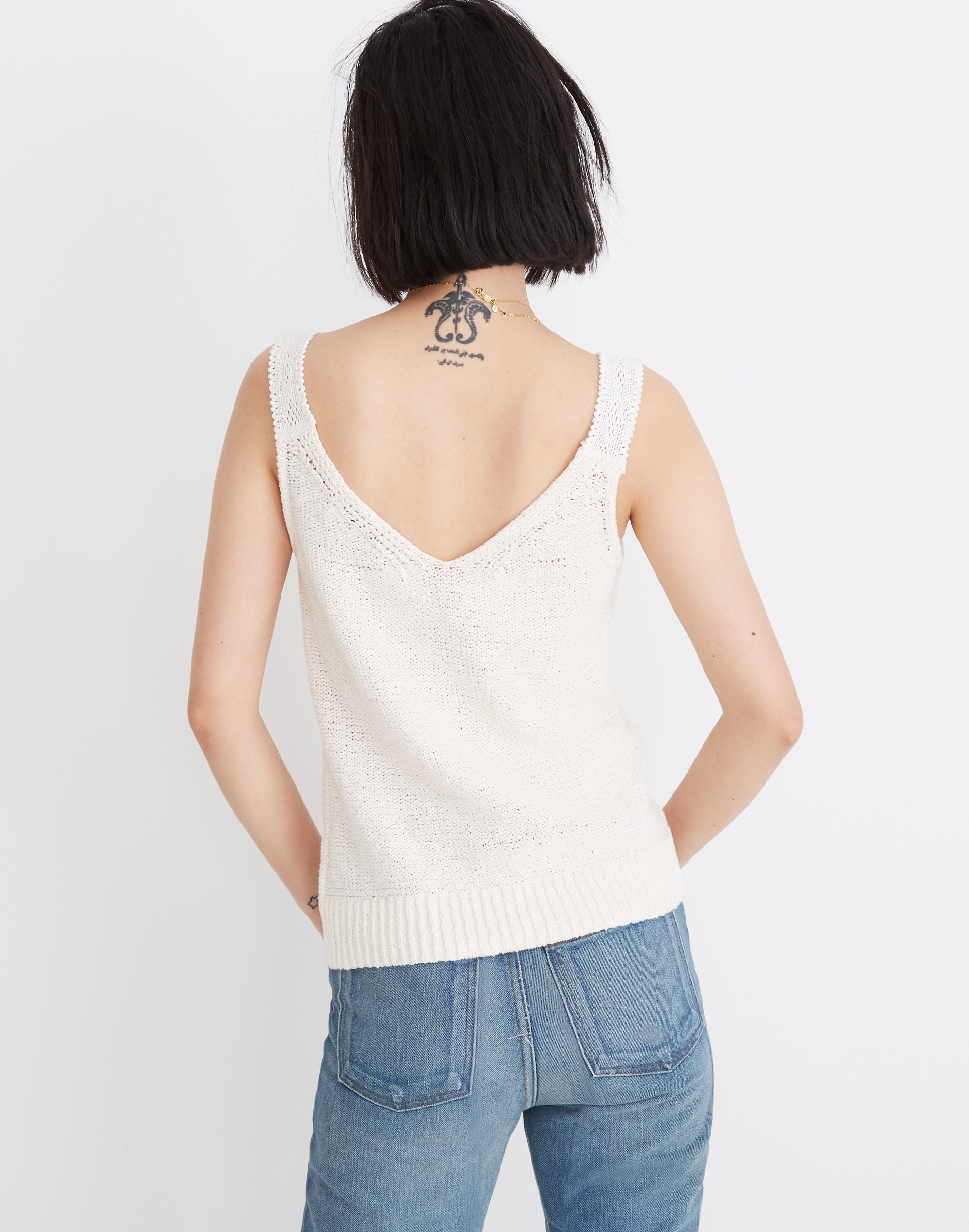 Crochet-Strap Sweater Tank | Madewell