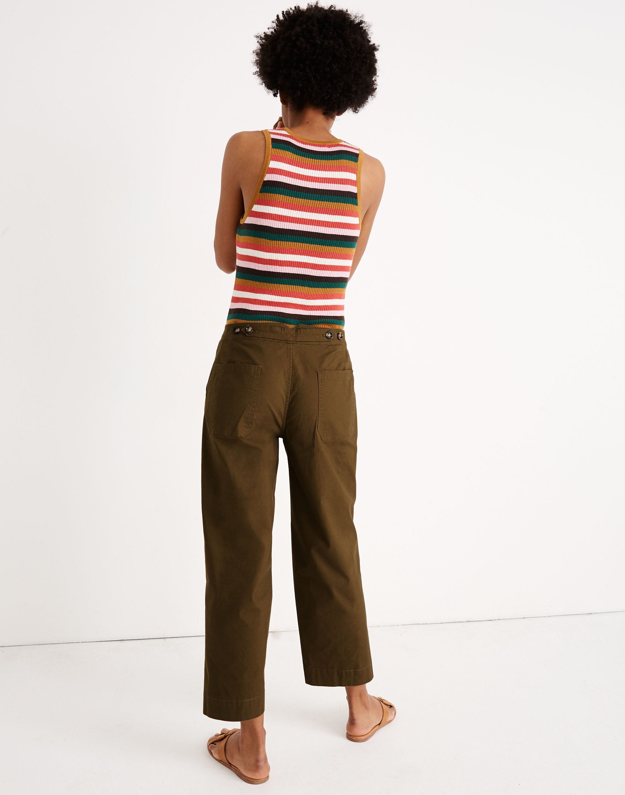 Greenwich Relaxed Pants: Button-Front Edition | Madewell