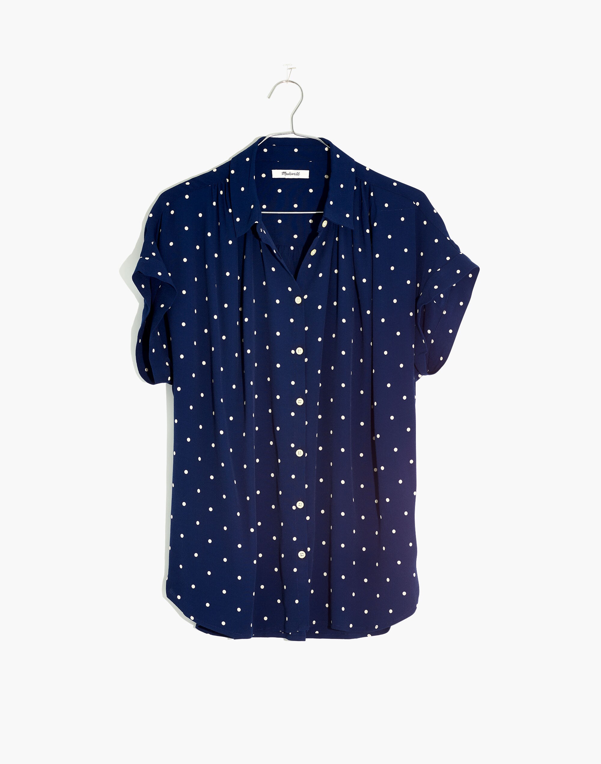 madewell polka dot top