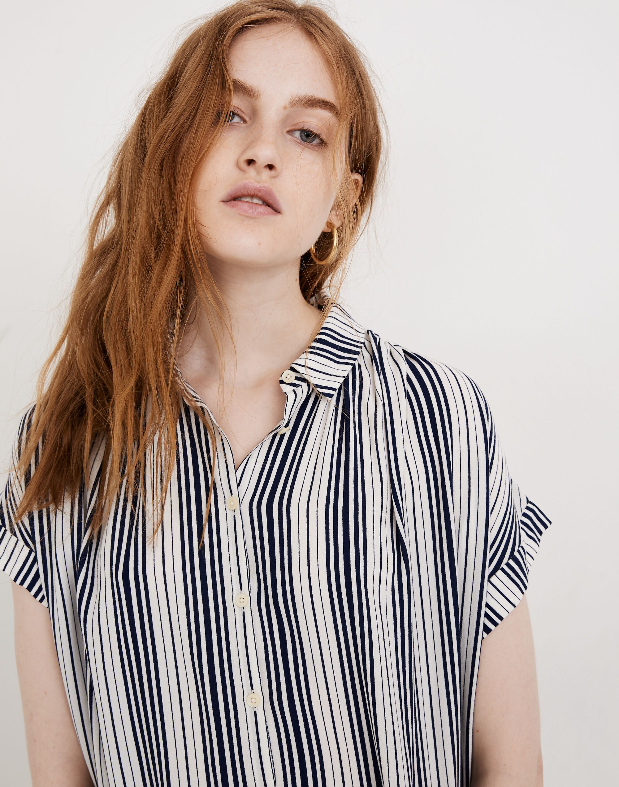 madewell stripe central shirt