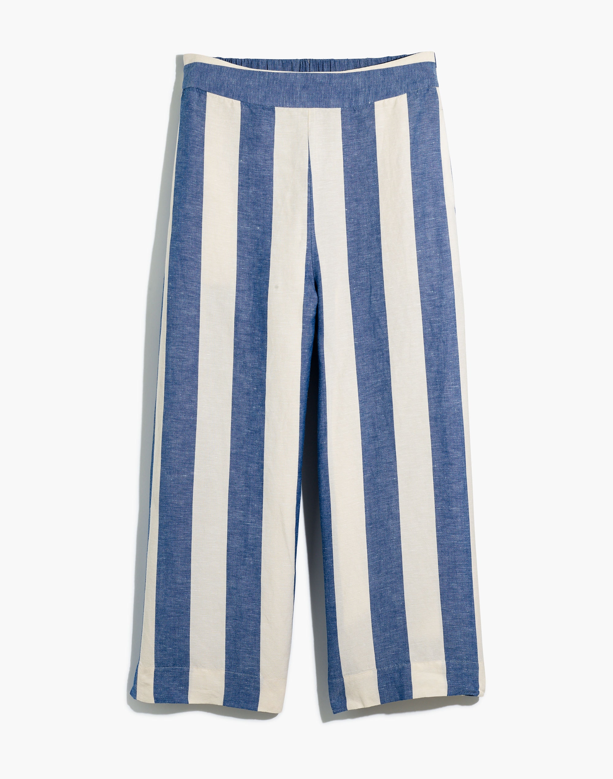 Huston Pull-On Crop Pants Stripe | Madewell