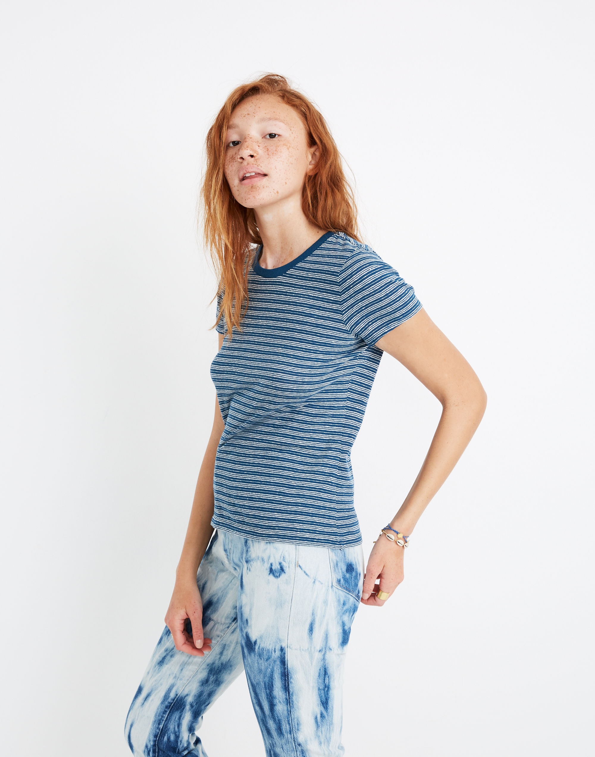 Lo-Fi Shrunken Tee Fairbury Stripe | Madewell