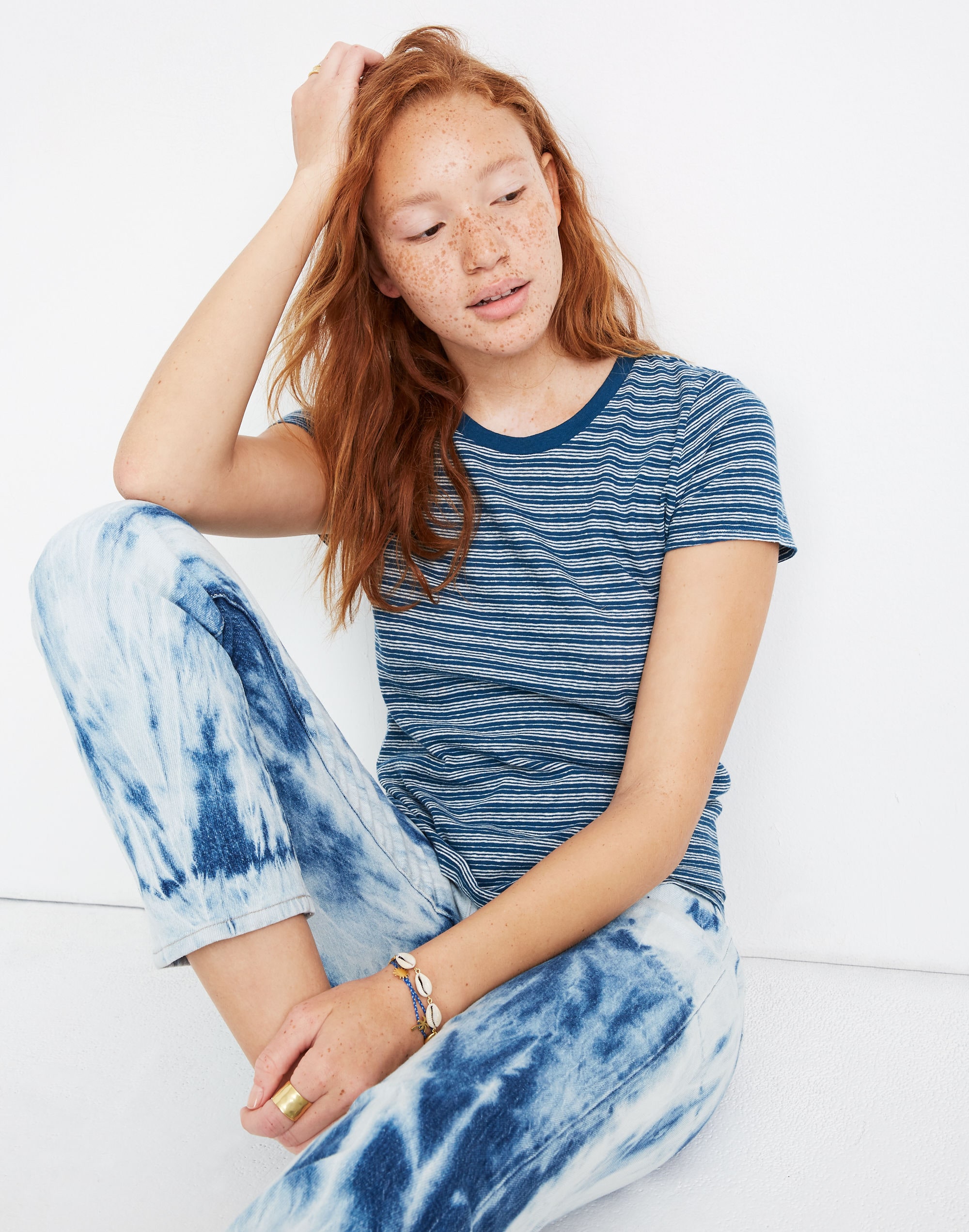 Lo-Fi Shrunken Tee Fairbury Stripe | Madewell