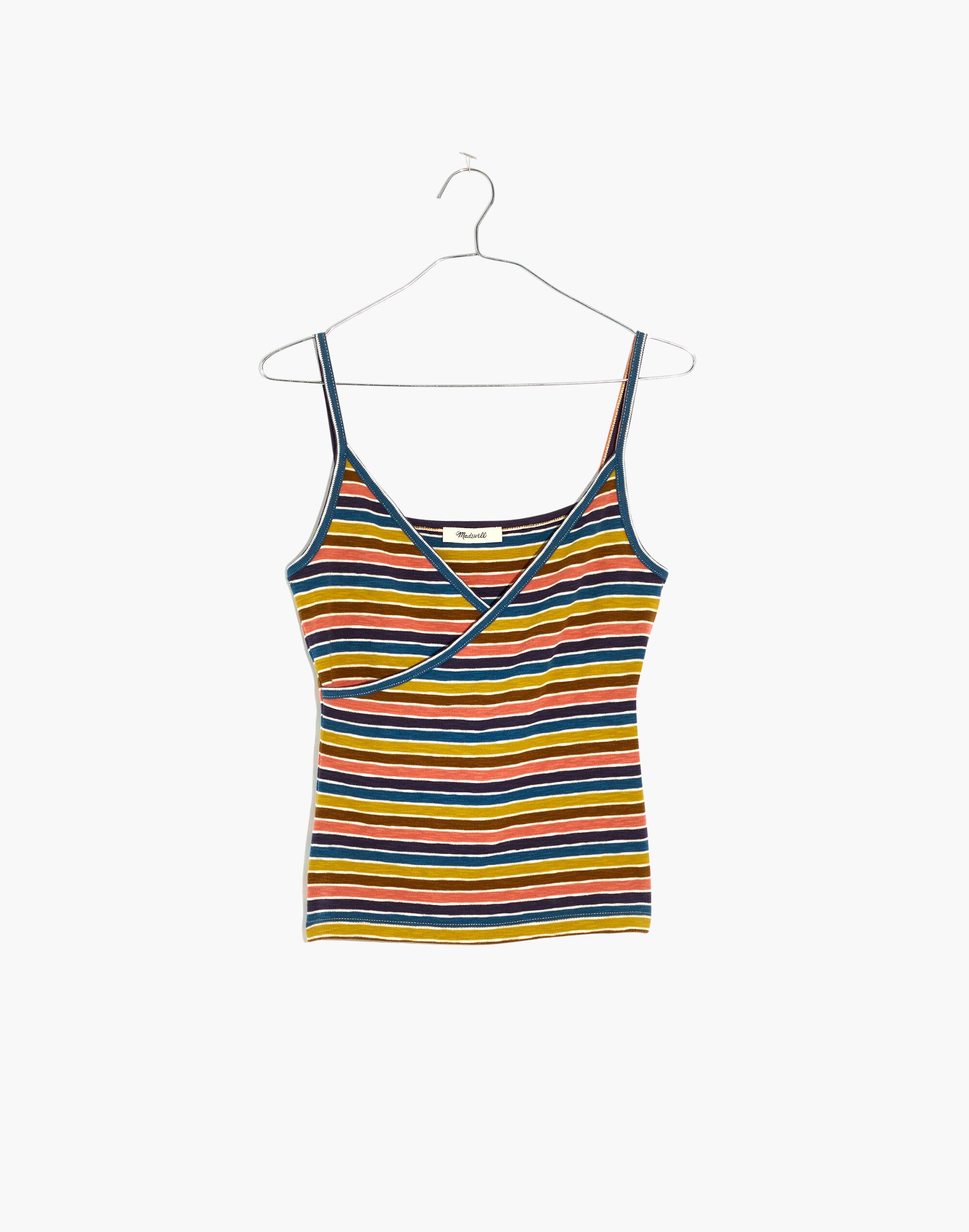 Wrap Cami Top in Stripe | Madewell