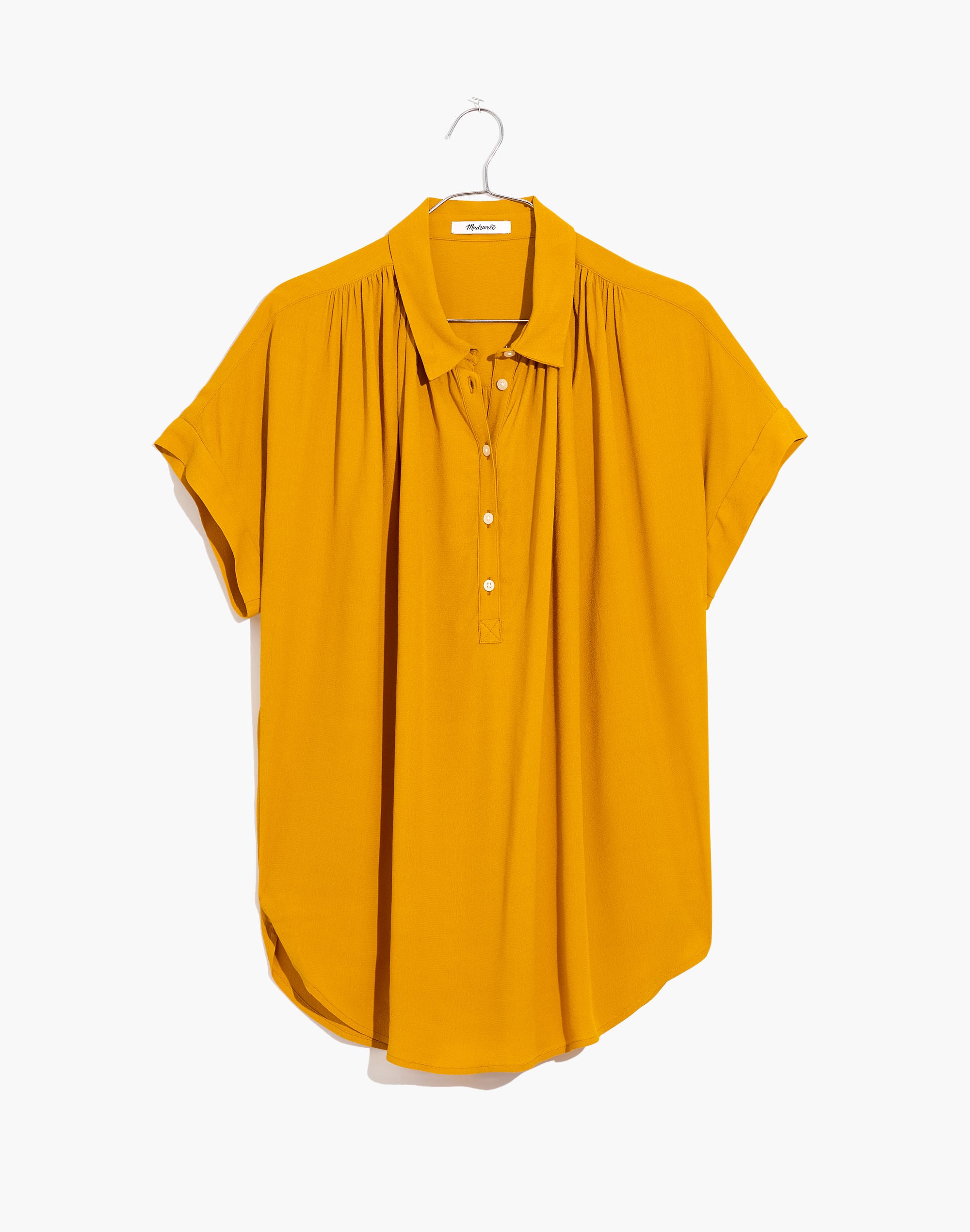 Central Drapey Popover Shirt | Madewell