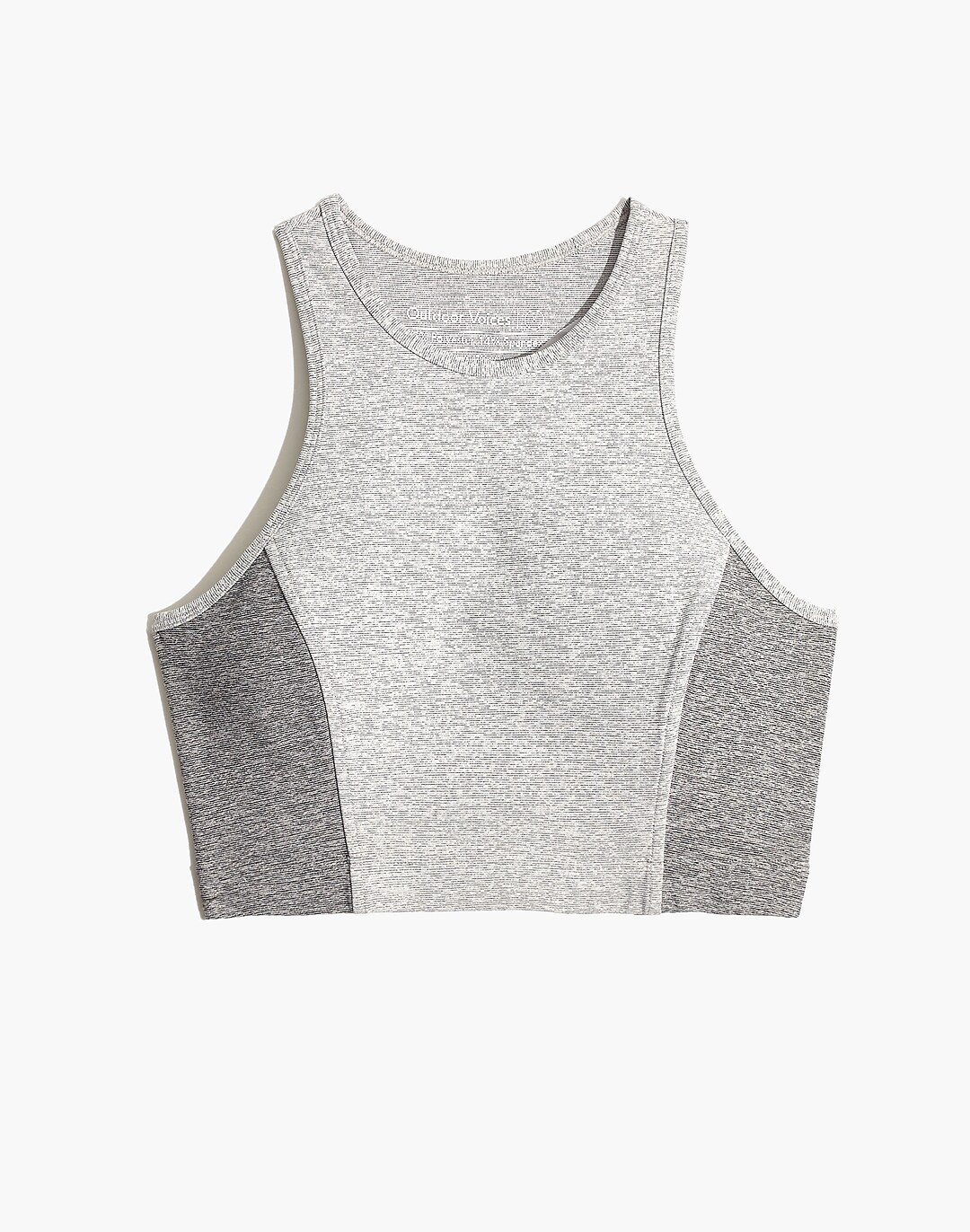 Outdoor Voices Athena Sports Bra Crop Top Size XS High-neck Longline Gray -  $29 - From Rachael