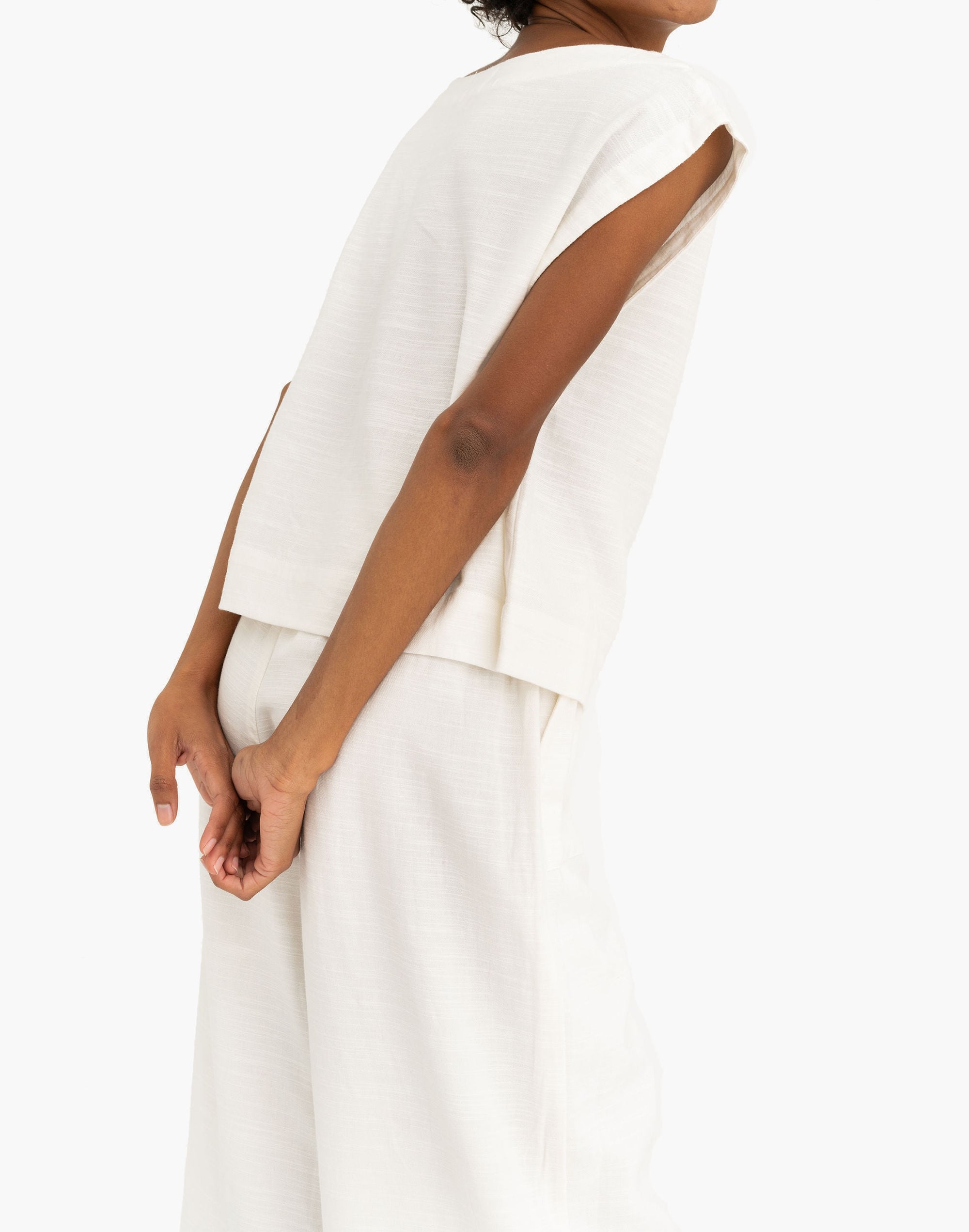 Everyday Top - Natural Linen – LAUDE the Label