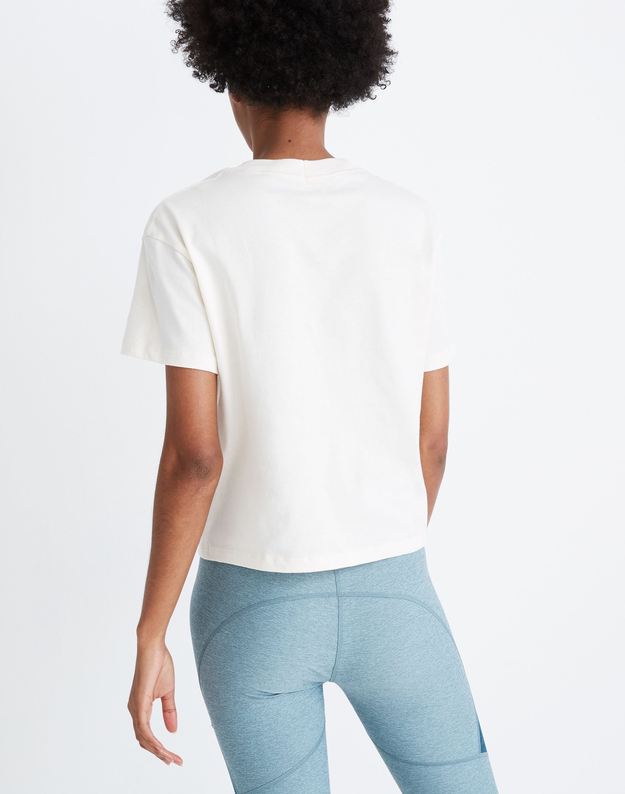 Madewell x Outdoor Voices® Easy Crop Tee | Madewell