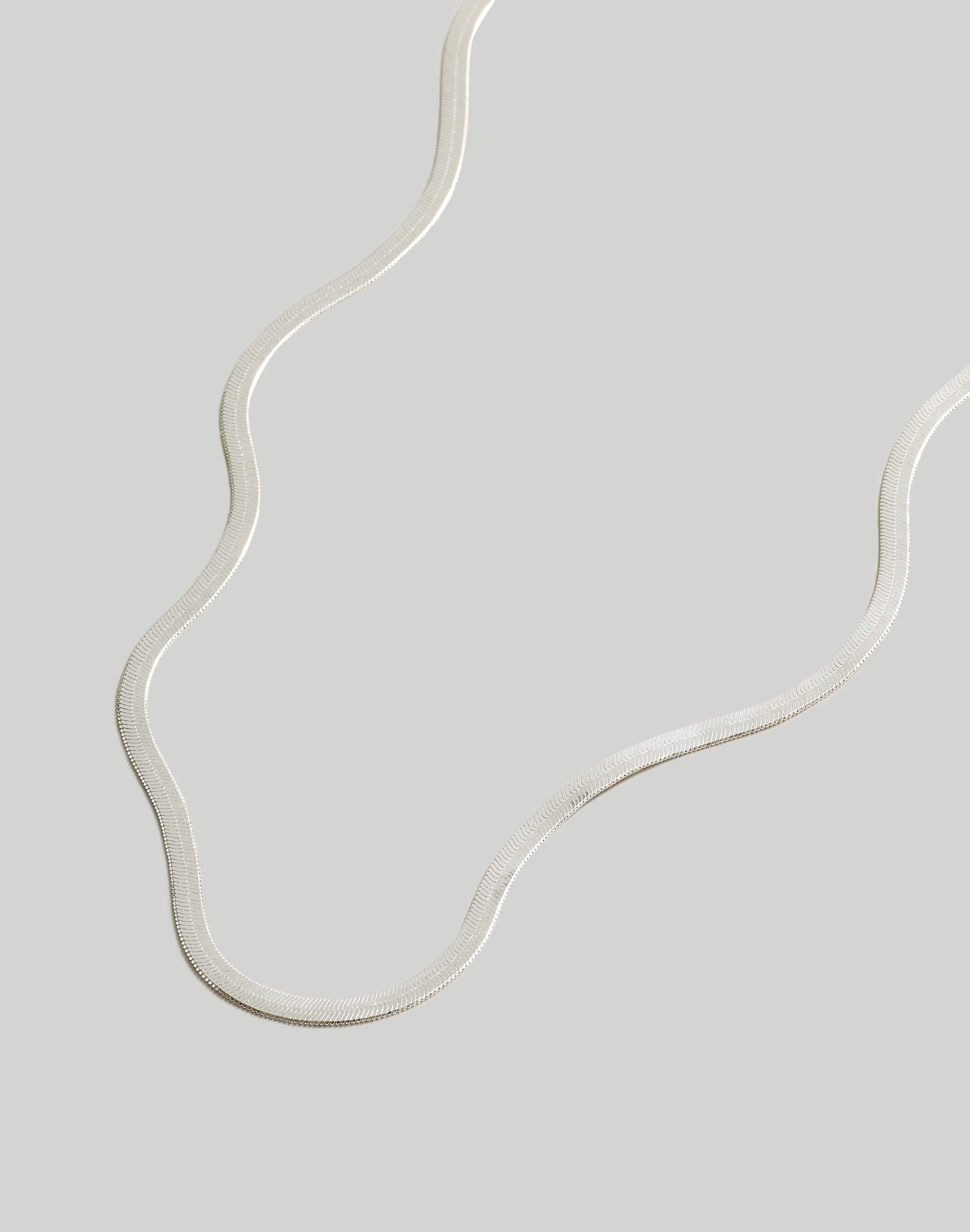 Herringbone Chain Necklace | Madewell