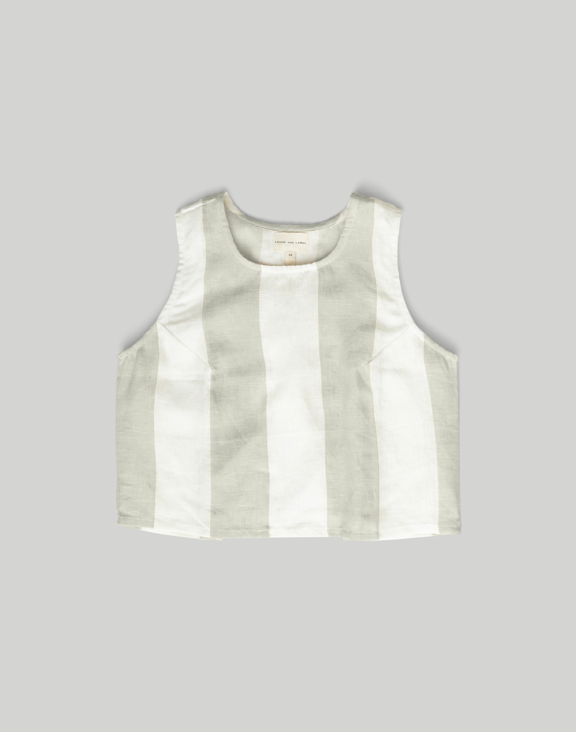 LAUDE The Label Open Back Tank - Tulum Stripe