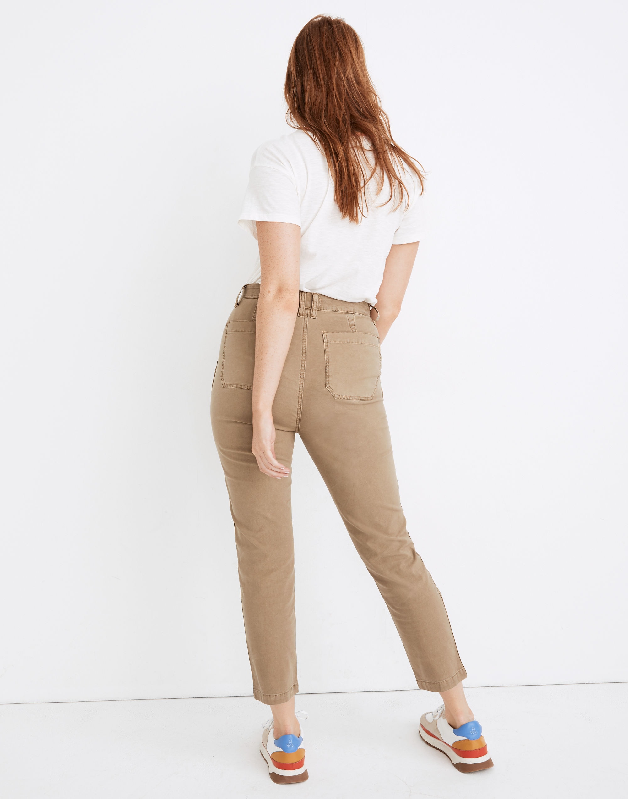 Curvy Stovepipe Fatigue Pants: TENCEL™ Lyocell Edition | Madewell