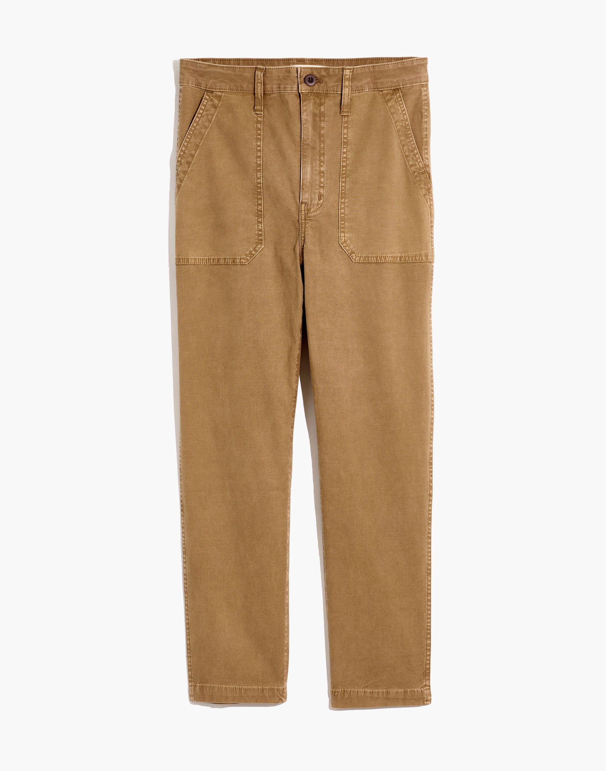 Curvy Stovepipe Fatigue Pants: TENCEL™ Lyocell Edition | Madewell