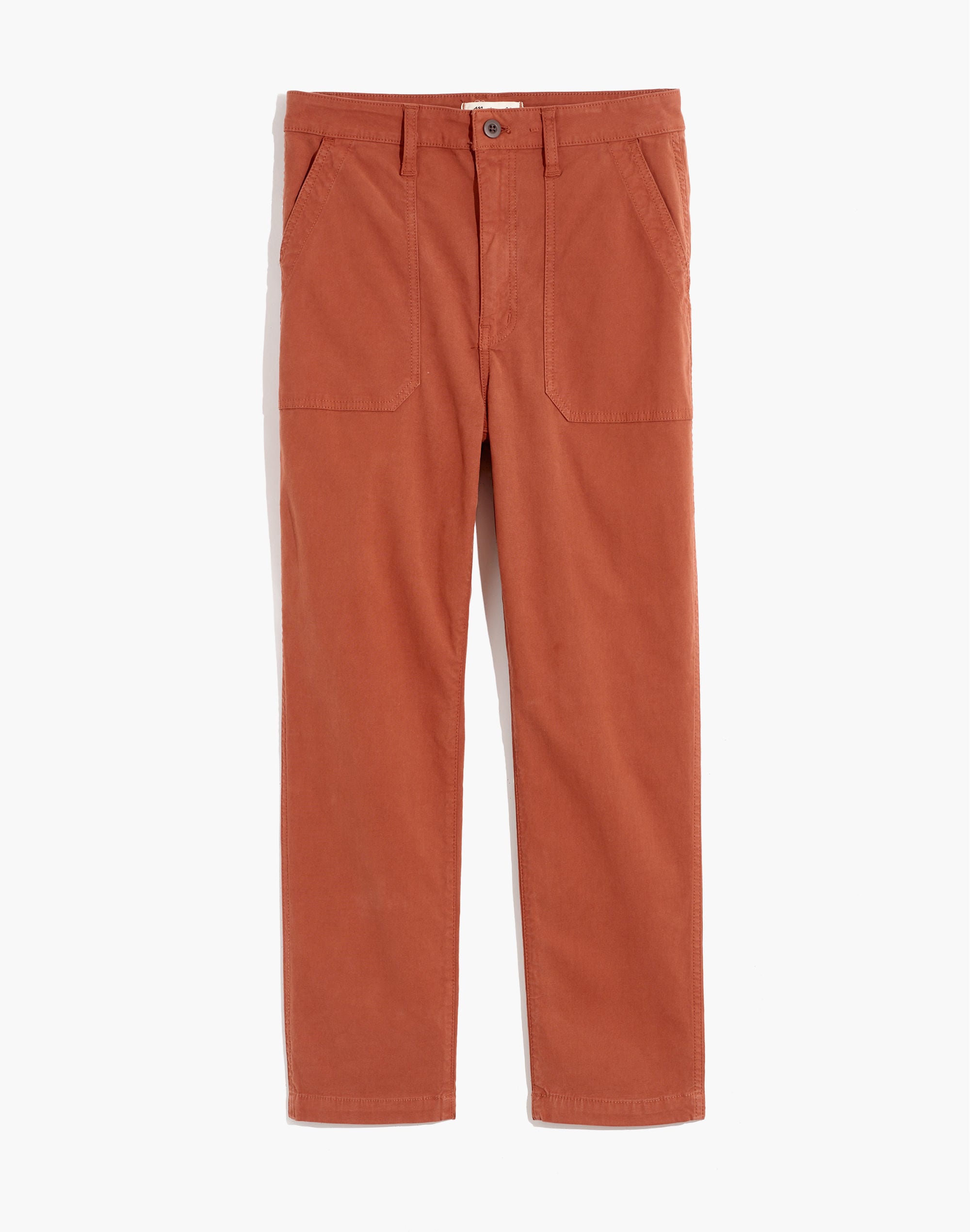 Curvy Stovepipe Fatigue Pants: TENCEL™ Lyocell Edition | Madewell