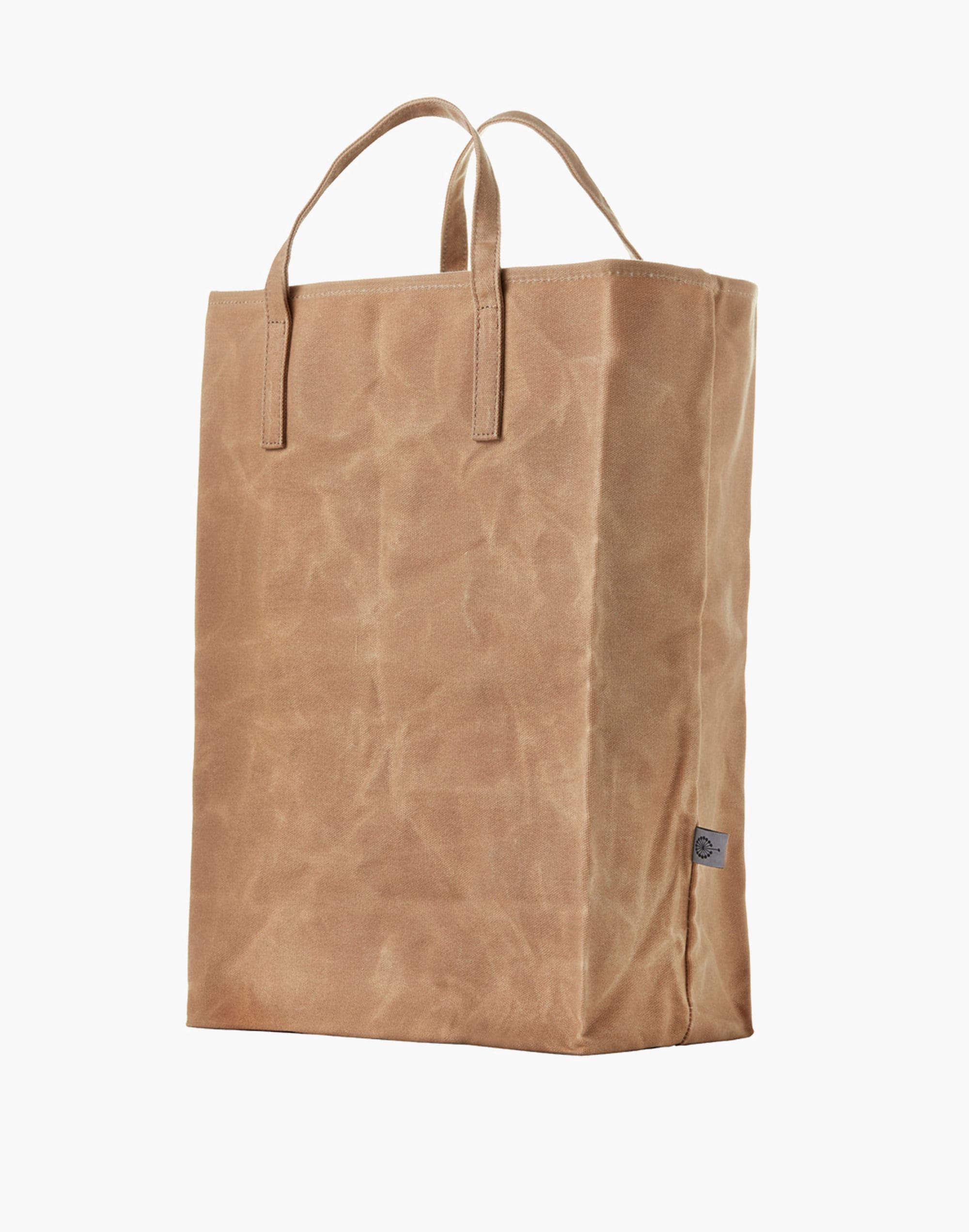 Mw Colony Co.&trade; Reusable Waxed Canvas Grocery Bag In Tan