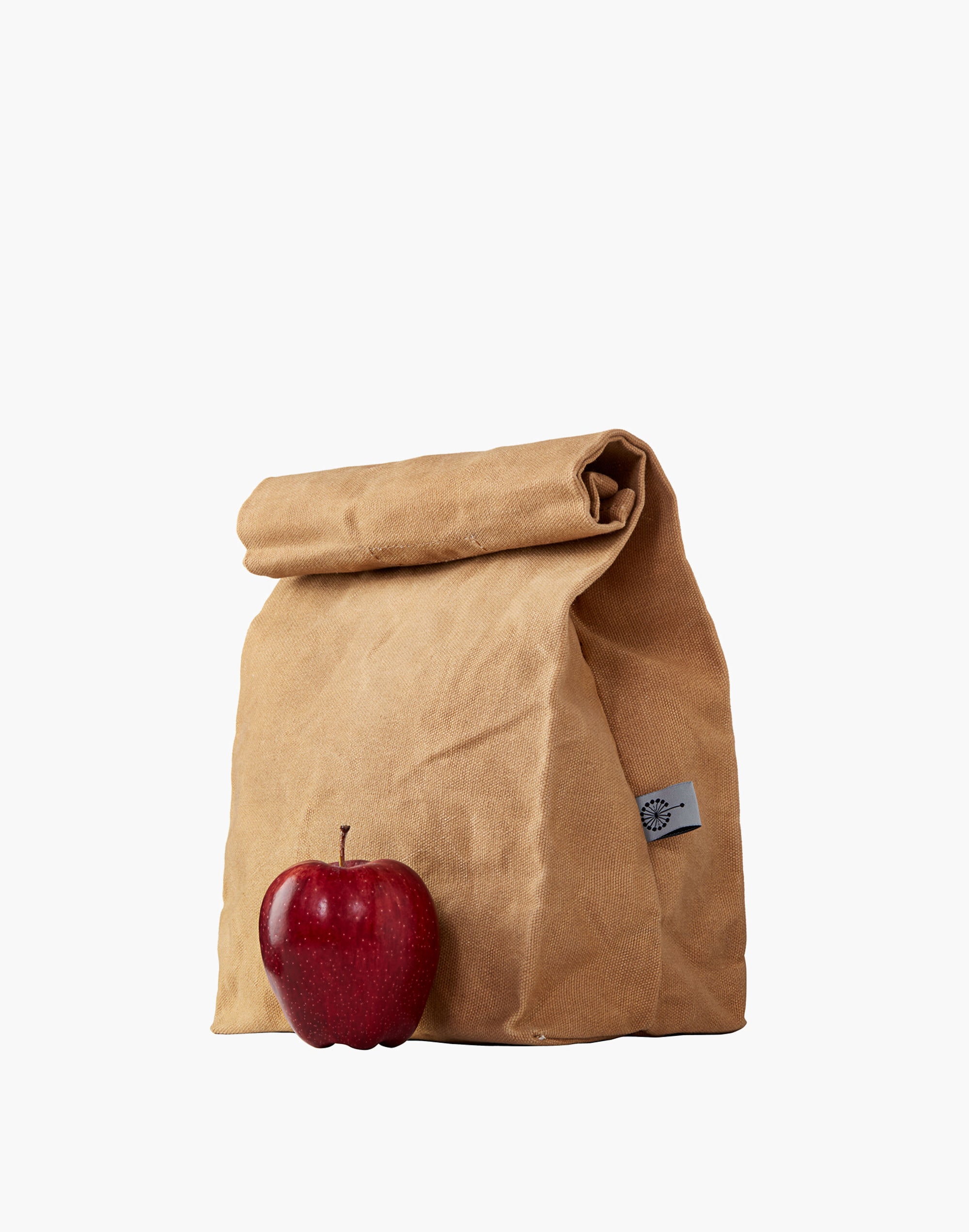  The Original Waxed Canvas Lunch Bag, Handmade with Certified  Organic Cotton and Hand Waxed with Beeswax, Foldable, Stiff Material,  Plastic-Free, Reusable, GOTS, Large, For Men, Women, Kids, Brown: Home &  Kitchen