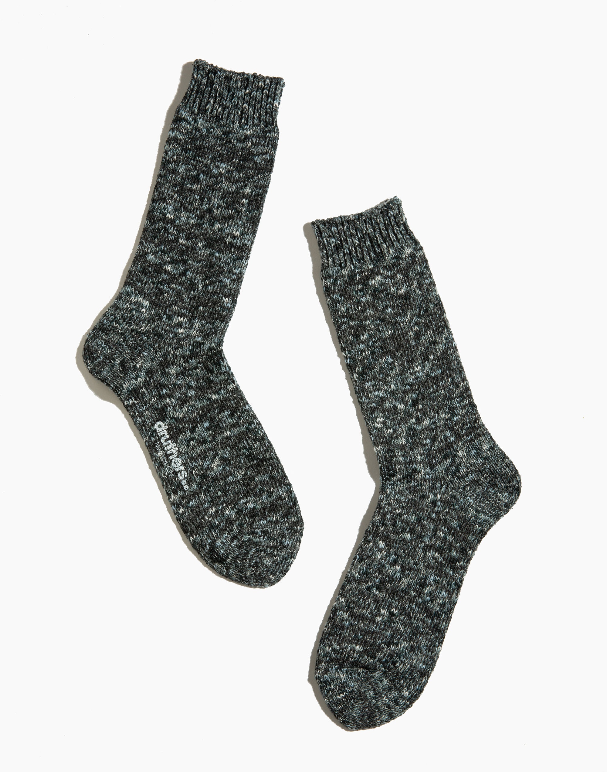Druthers™ Recycled Cotton Melange Crew Socks