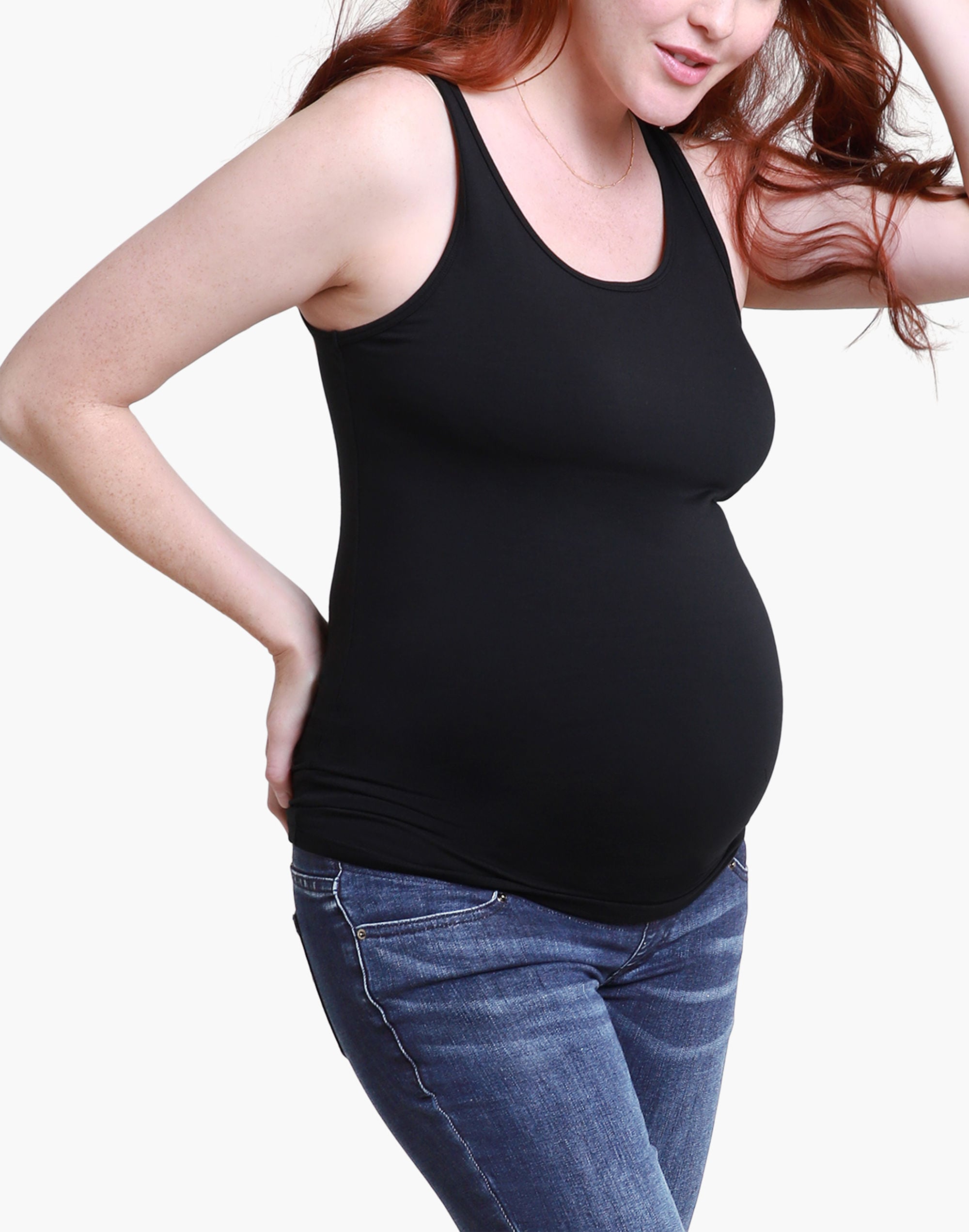 Ingrid and Isabel® Maternity Scoopneck Tank Top