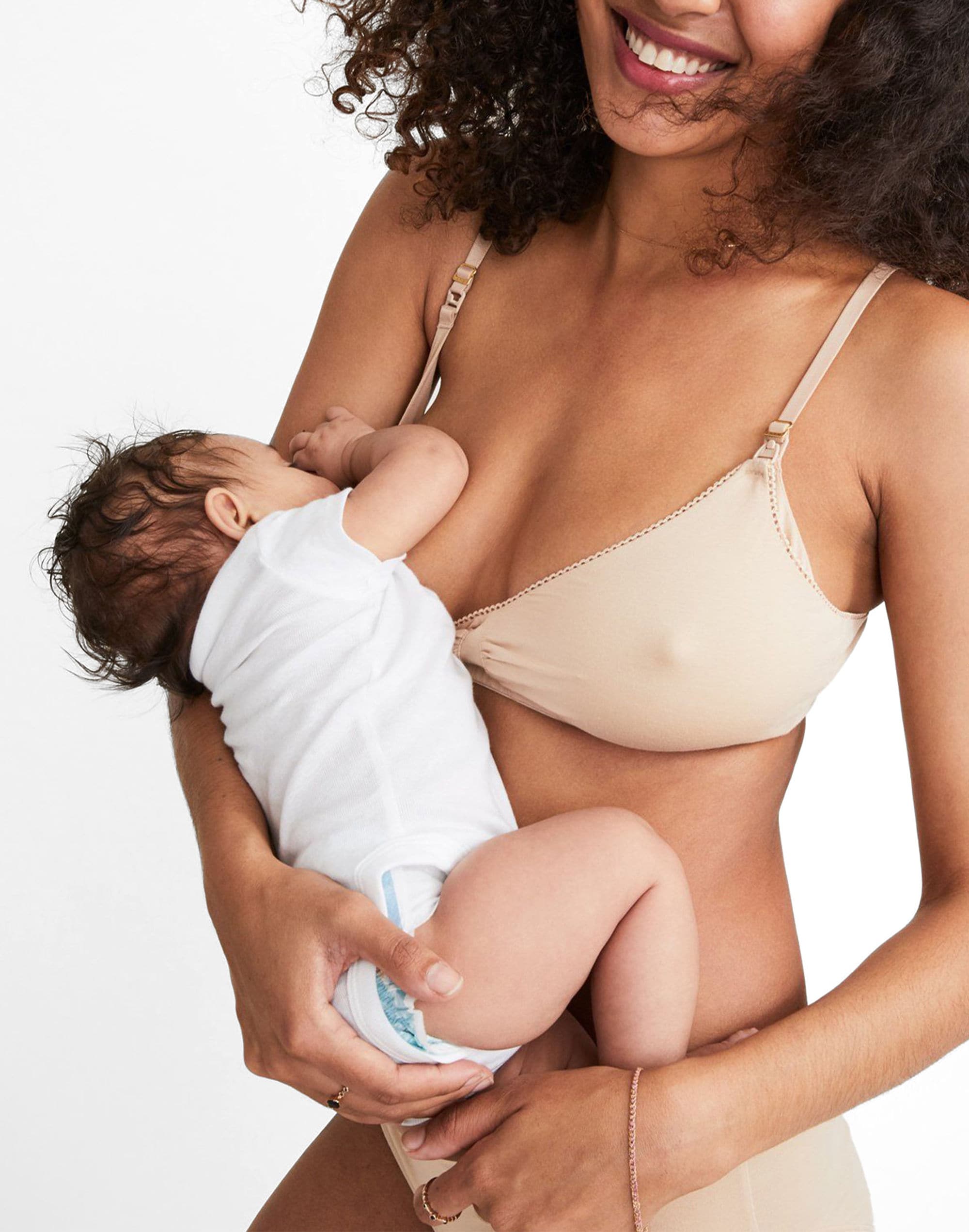  HATCH Everyday Nursing Bra - Breastfeeding Nursing Clip Down Maternity  Bra - Premium Cotton - Adjustable Wireless Comfort