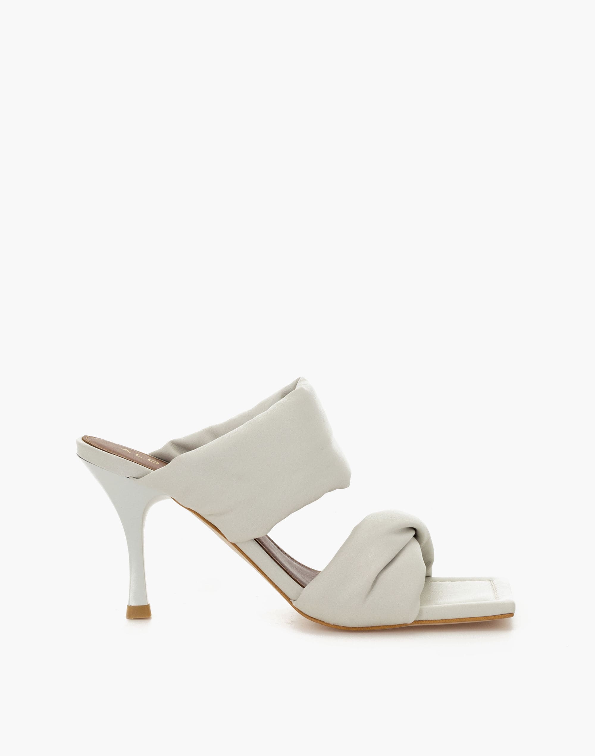 ALOHAS Leather Twist Strap Sandals