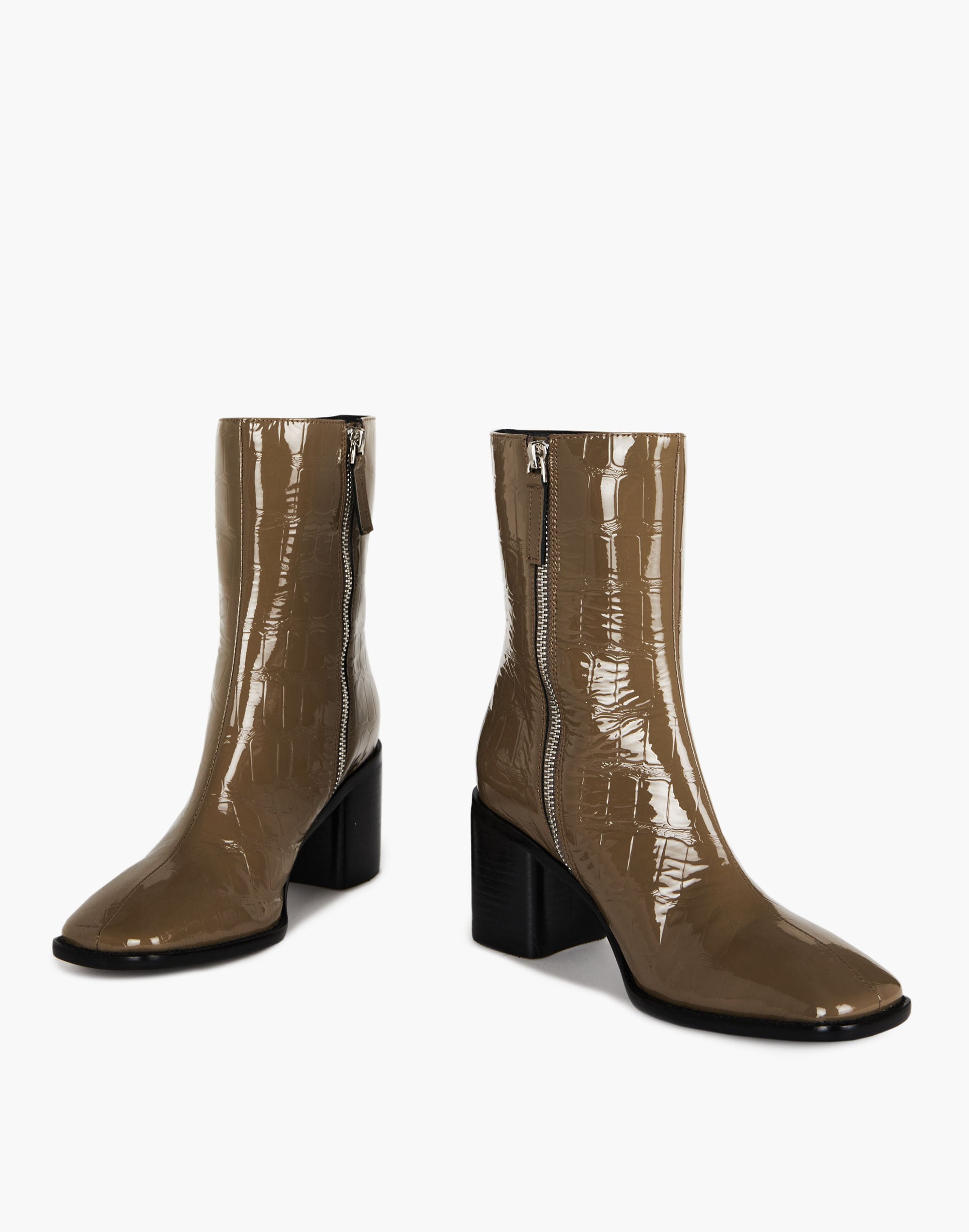 Intentionally Blank Leather Contour Boots