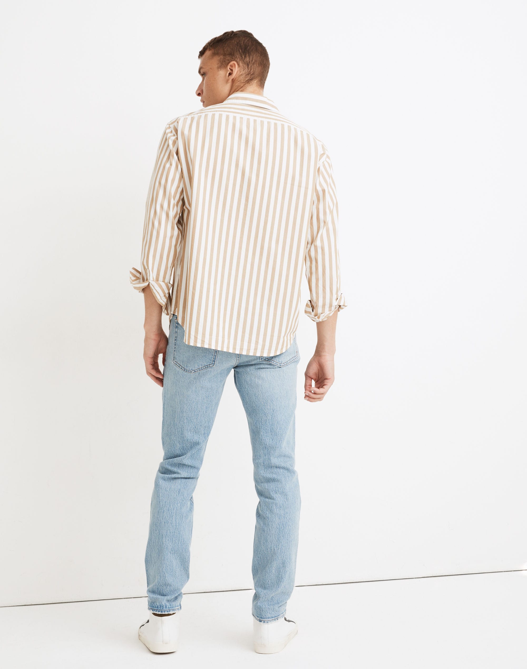 Long-Sleeve Easy Camp Shirt McNeil Stripe | Madewell