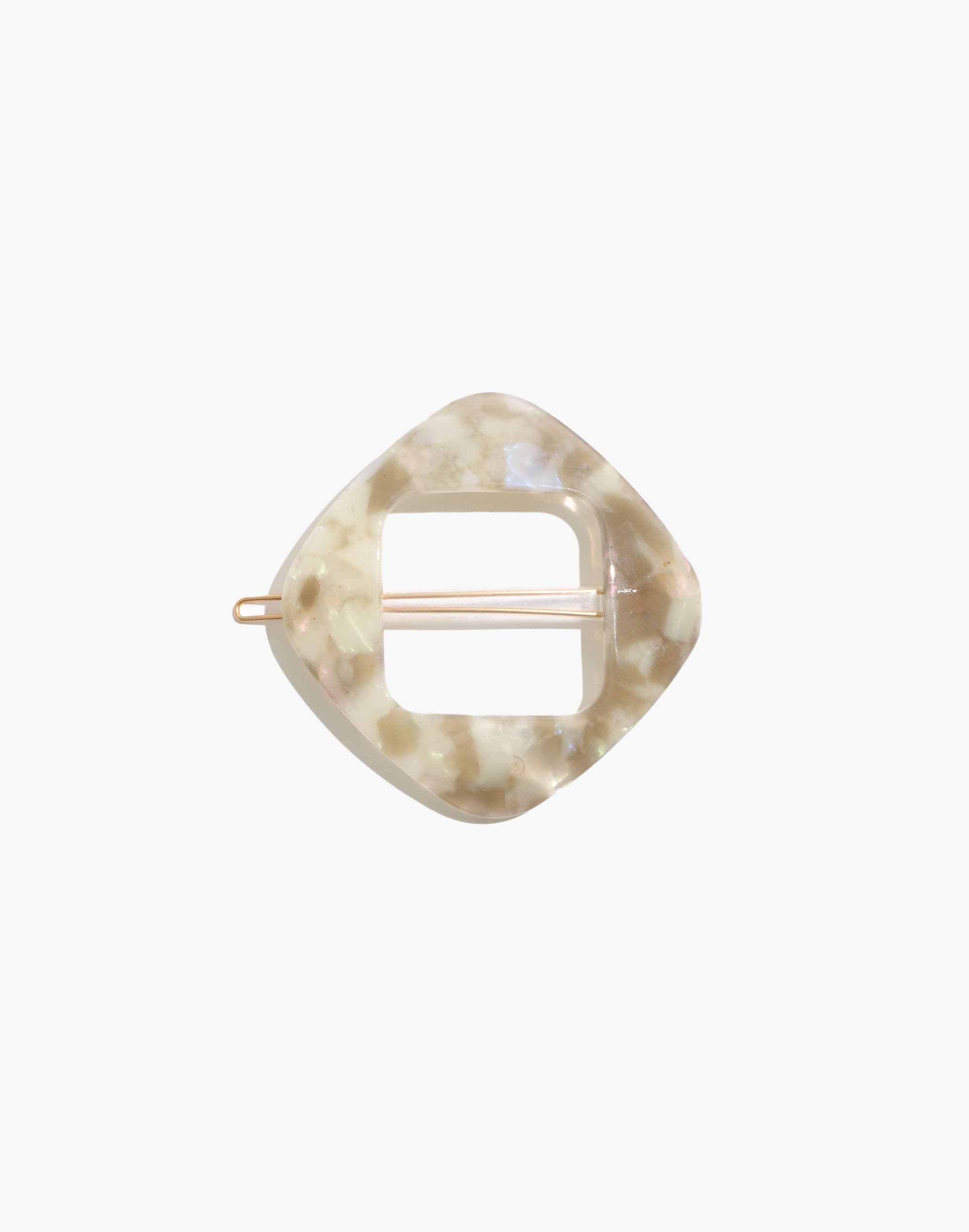 Oversized Acetate Diamond-Shaped Barrette | Madewell