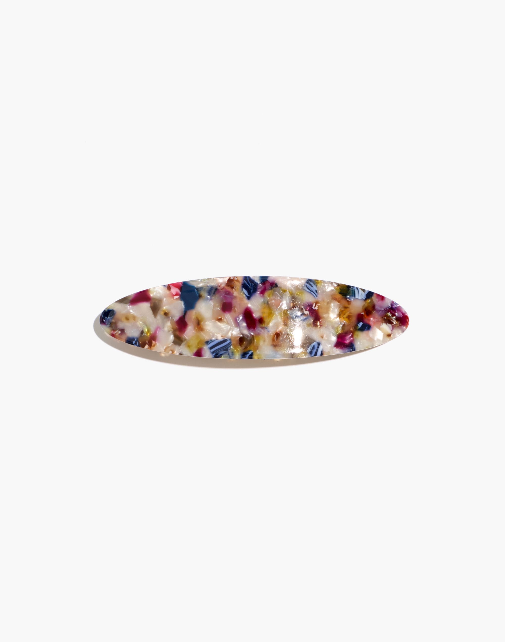 Long Oval Acetate Barrette | Madewell