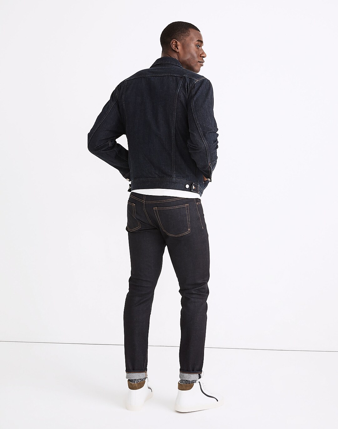 Madewell Athletic Slim Jeans in Beckman Wash: COOLMAX® Denim Edition