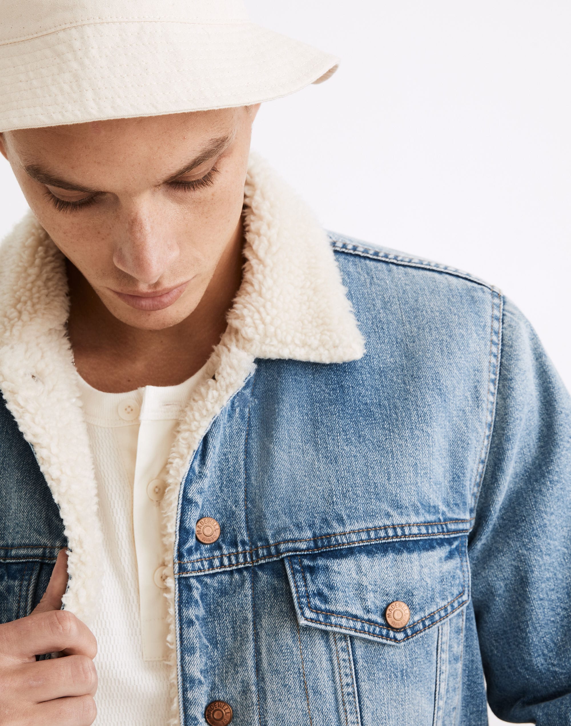 Sherpa Classic Jean Jacket Eaves Wash | Madewell