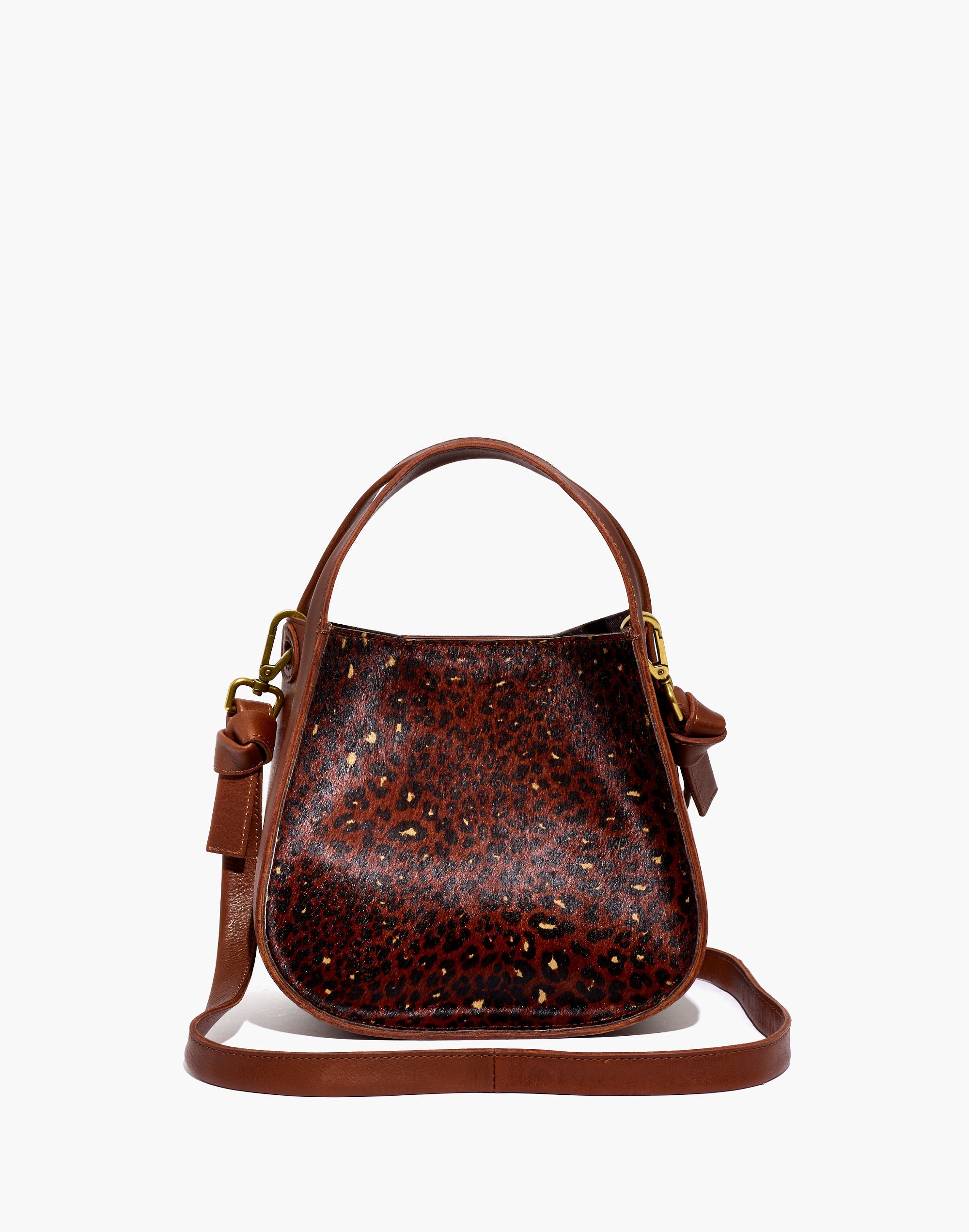 Madewell The Crossbody Bag Strap: Leopard Calf Hair Edition