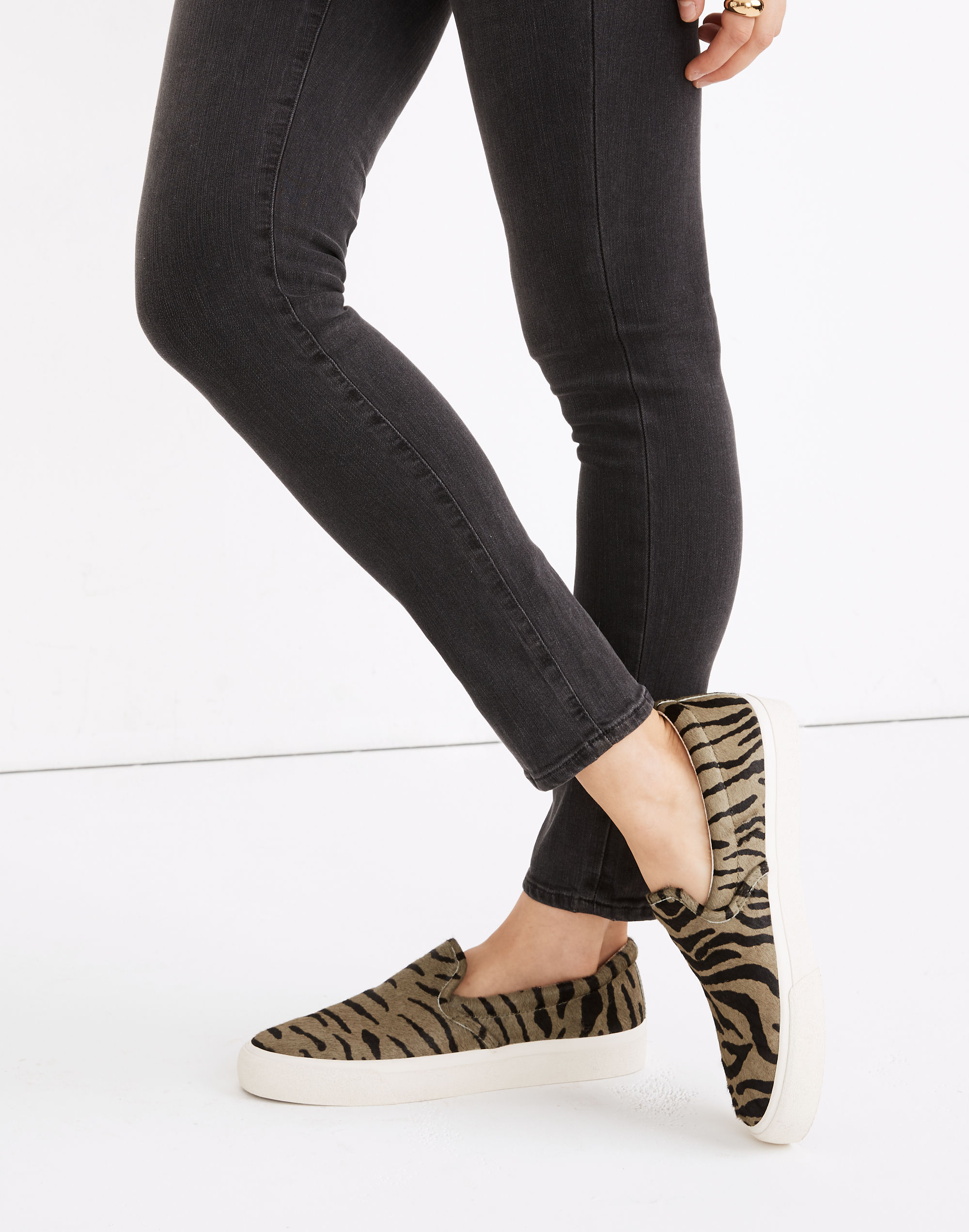 madewell zebra sneakers