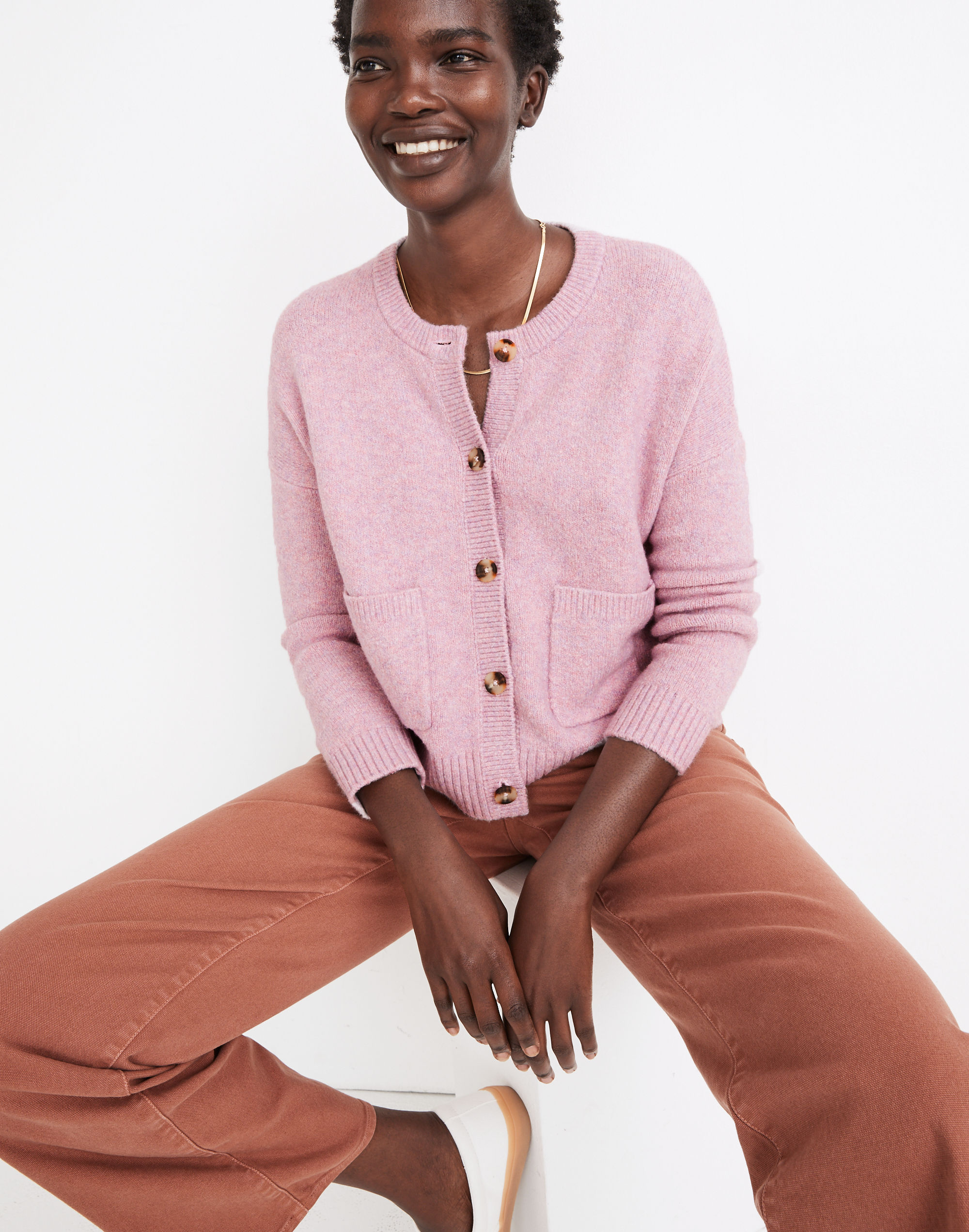 Colburne Cardigan Sweater Coziest Textured Yarn | Madewell