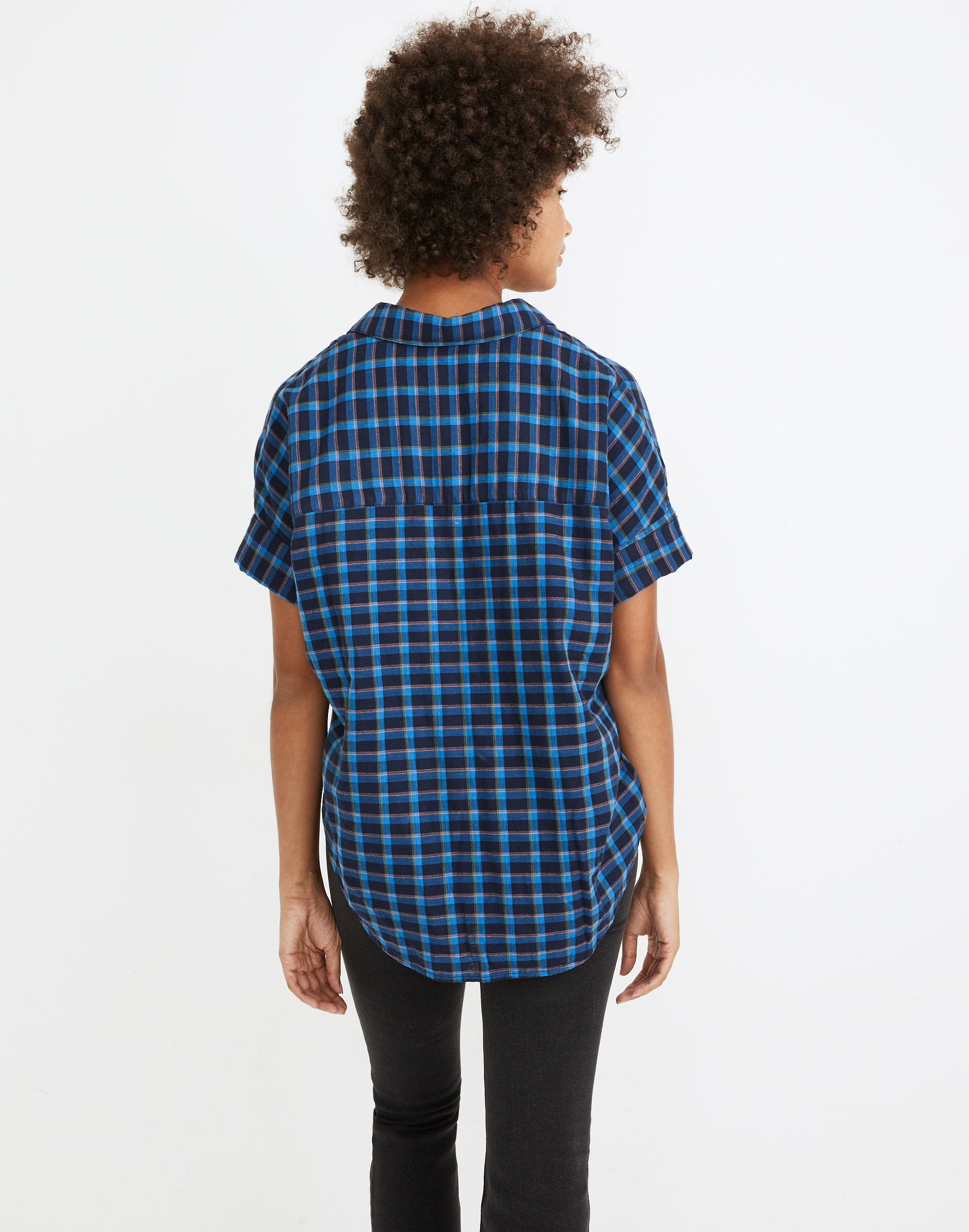 Double-Faced Park Popover Shirt in Plaid | Madewell