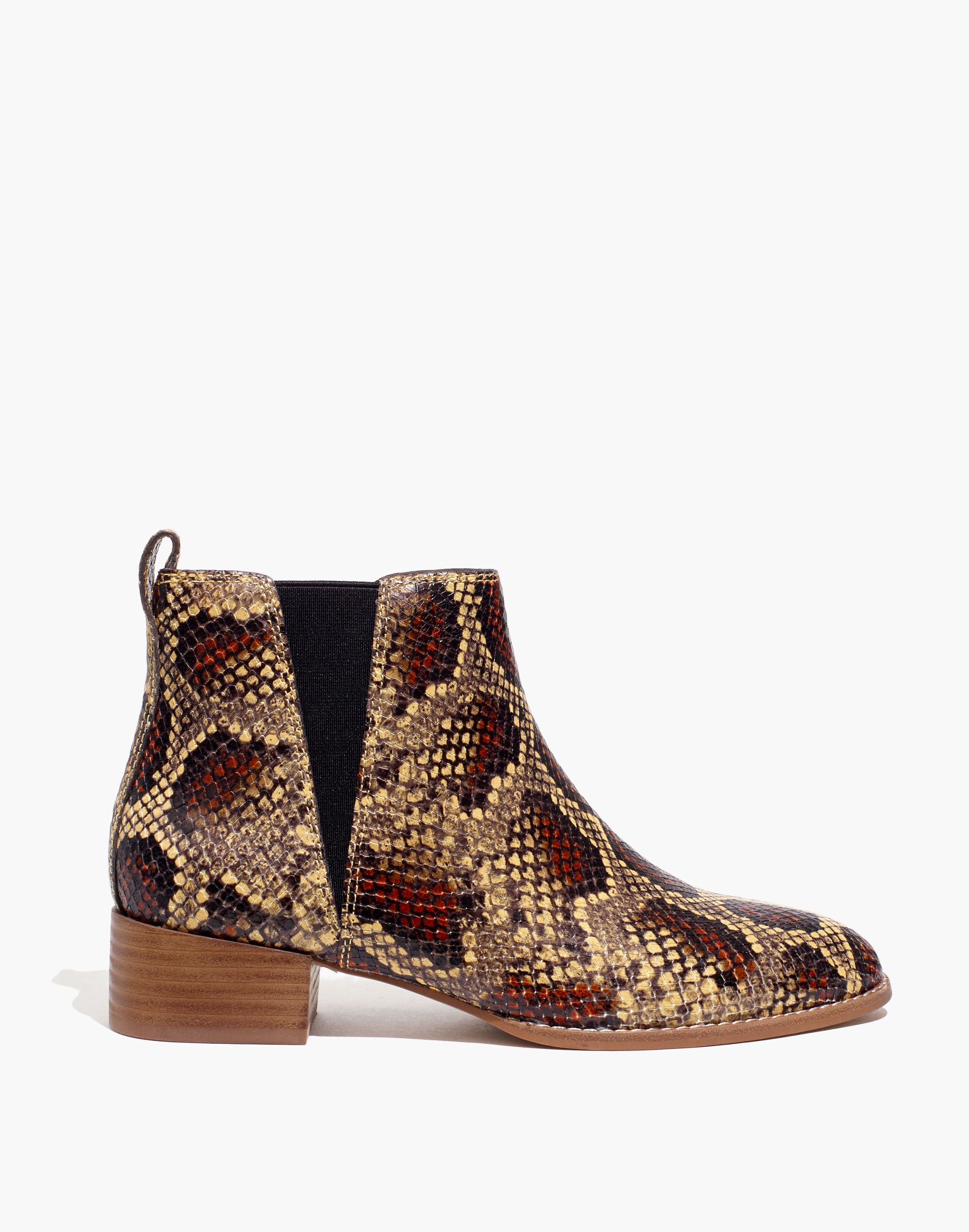 The Carina Boot in Snake Embossed Leather