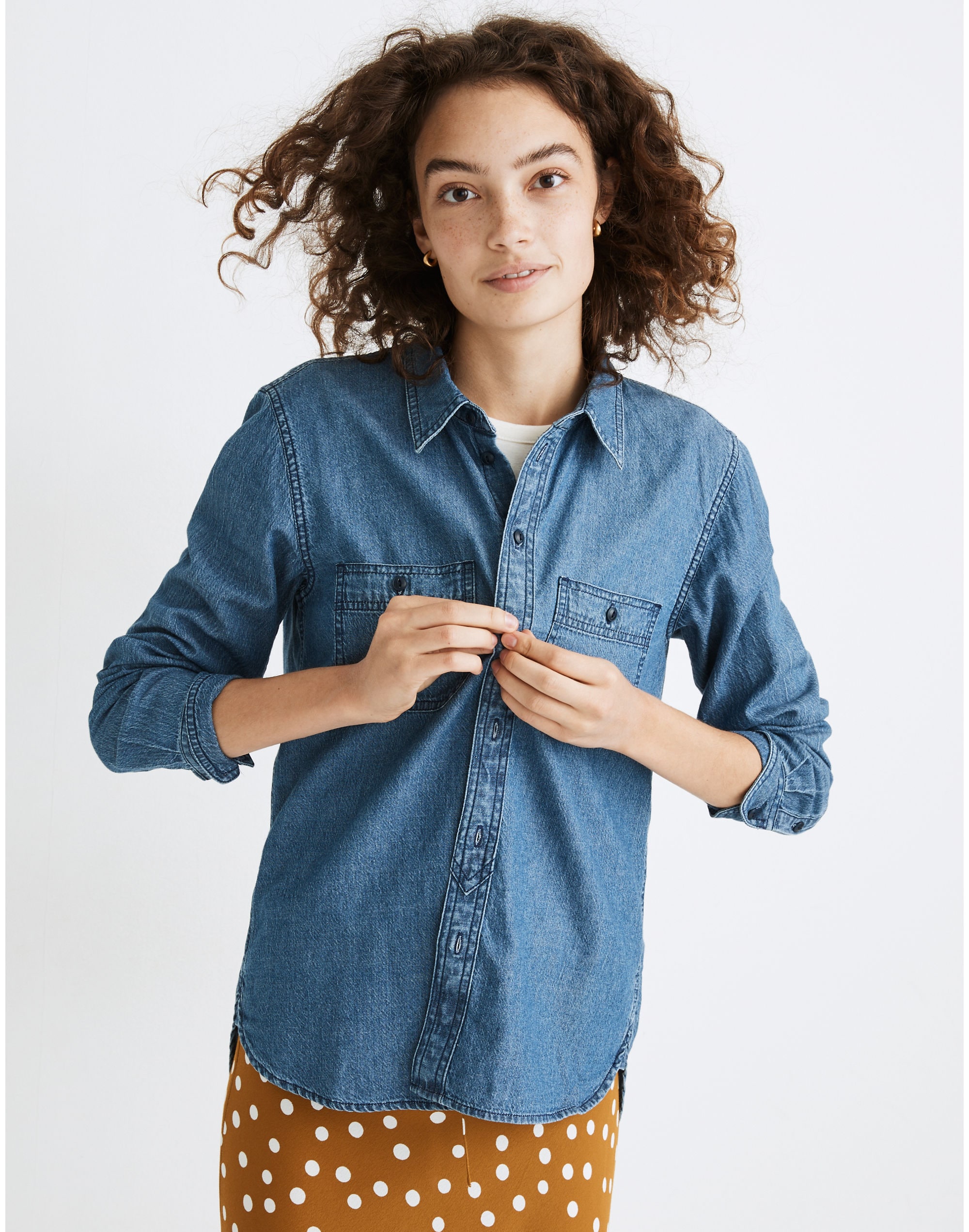 Denim Classic Button-Up Shirt | Madewell