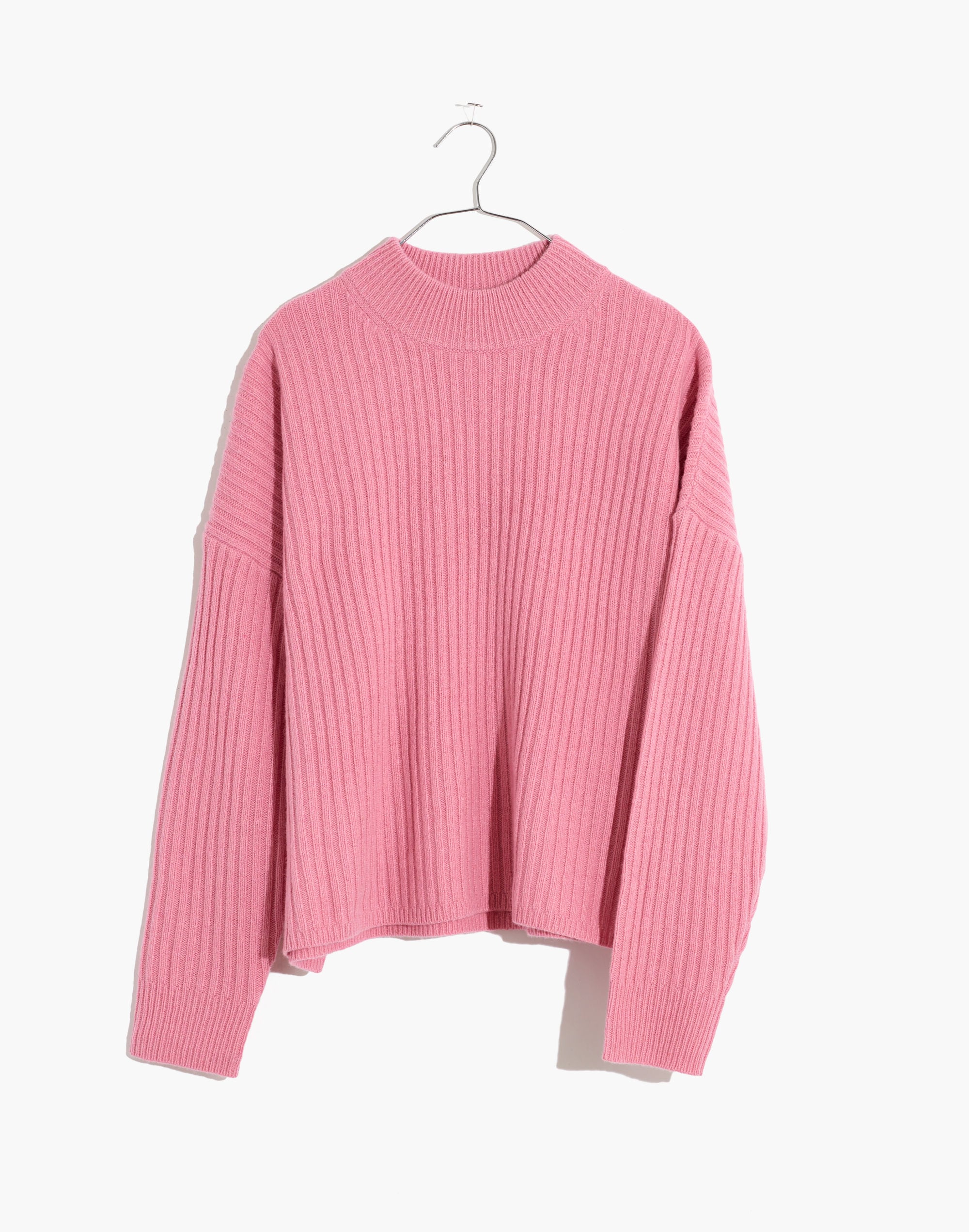 (Re)sourced Cashmere Ribbed Mockneck Pullover Sweater | Madewell