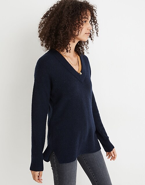 Bartlett V-Neck Pullover Sweater in Coziest Yarn