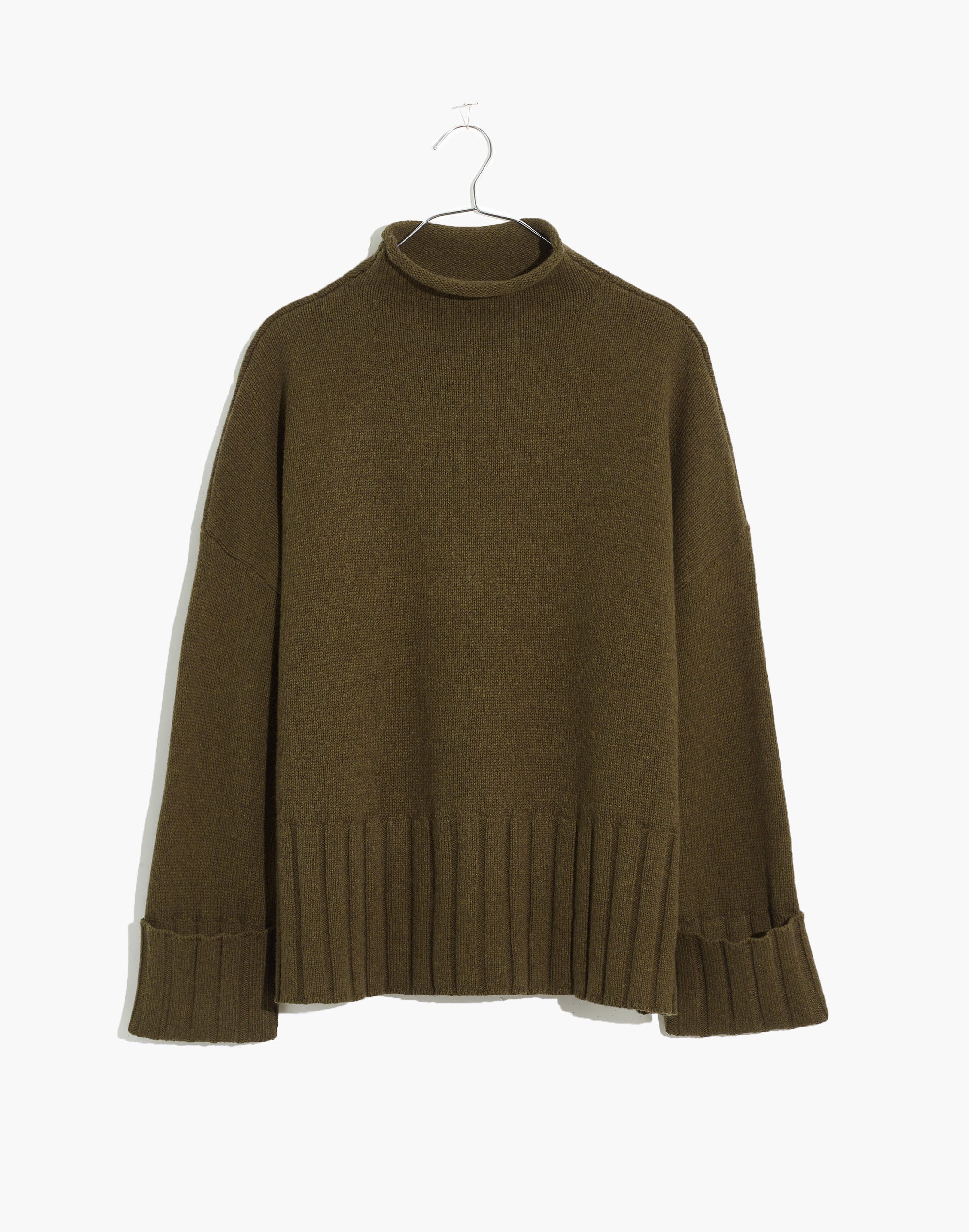 Glenmoor Mockneck Sweater Cotton-Merino Yarn | Madewell