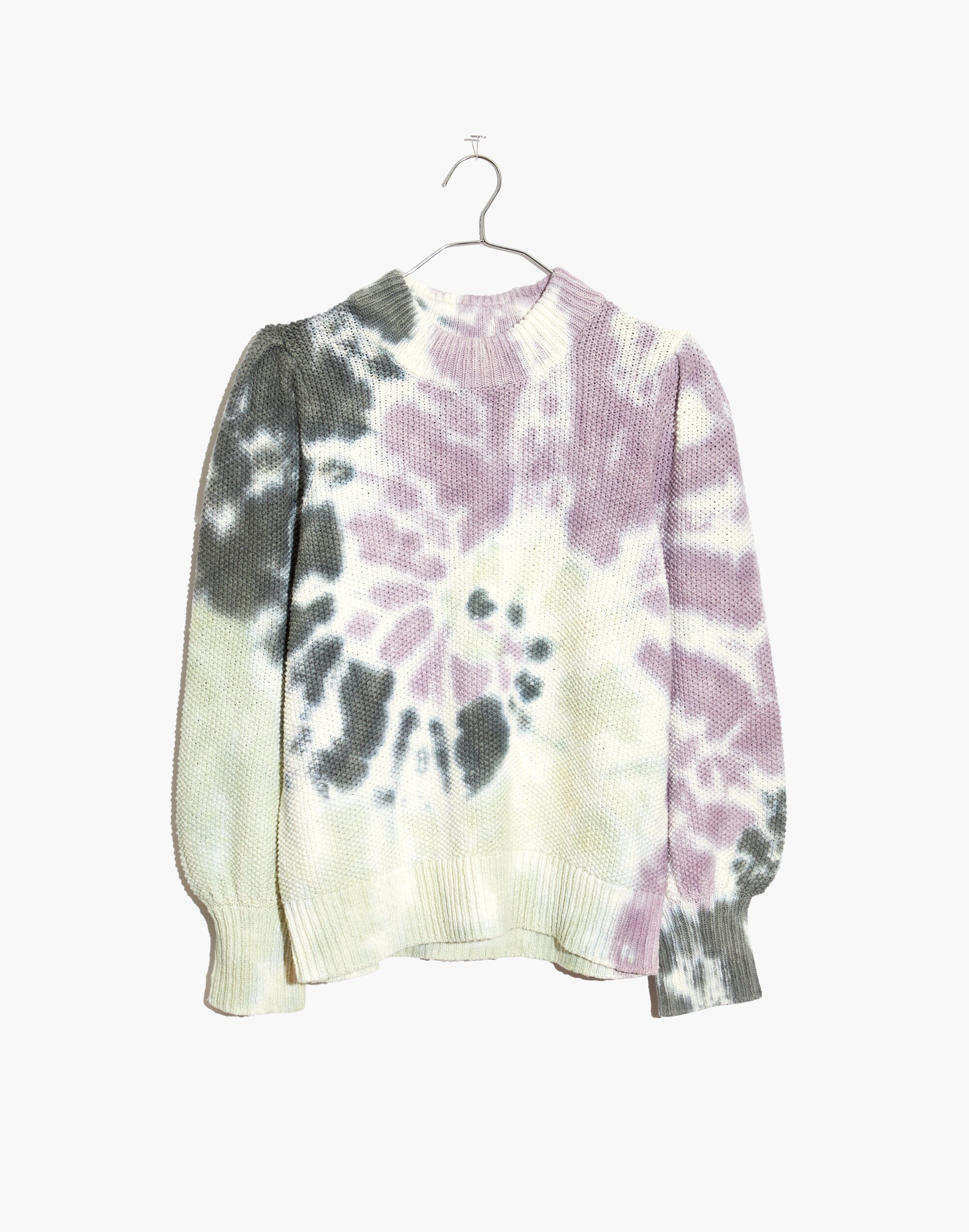 Tie-Dye Puff-Sleeve Sweater | Madewell