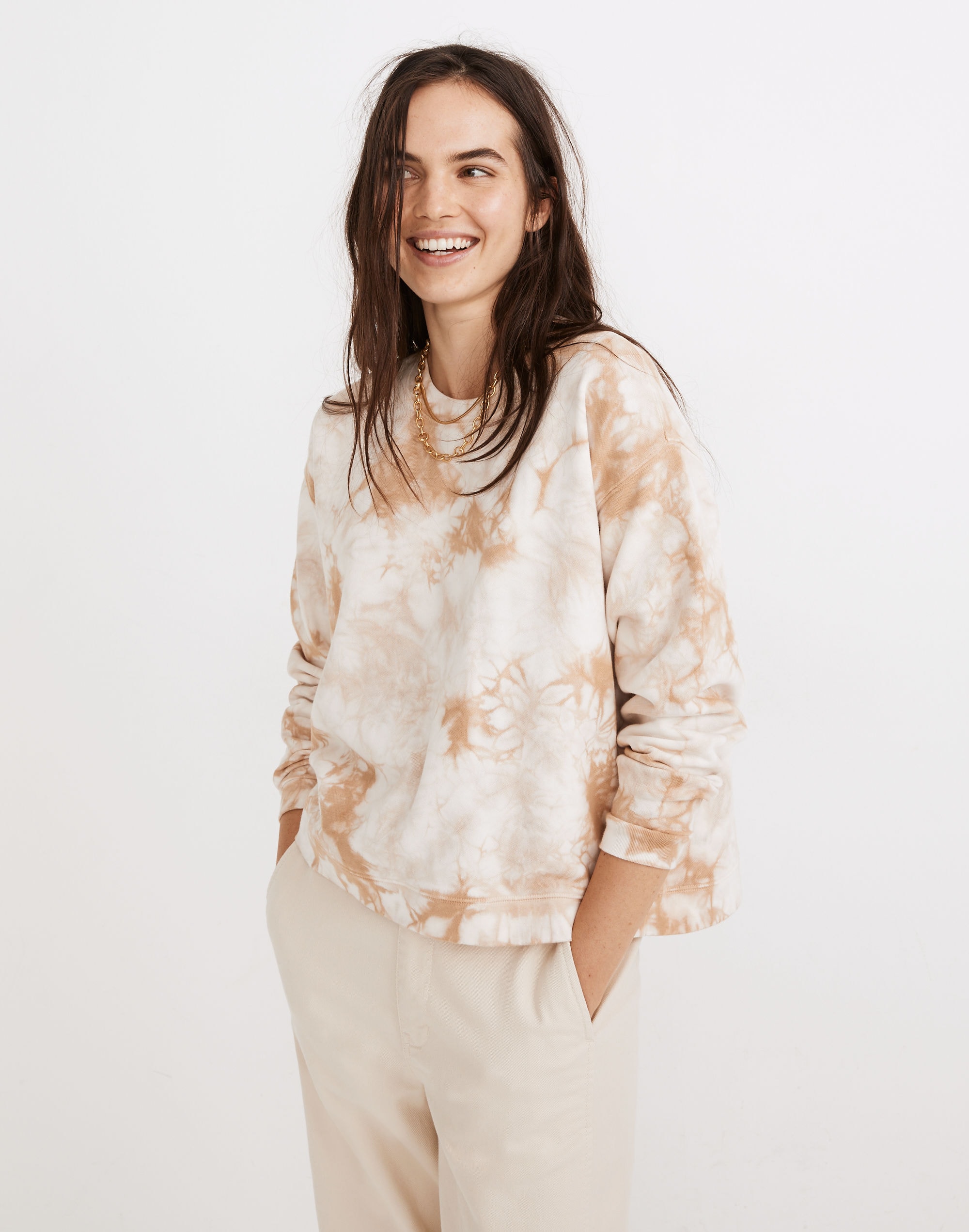 Madewell dip dye online sweatshirt