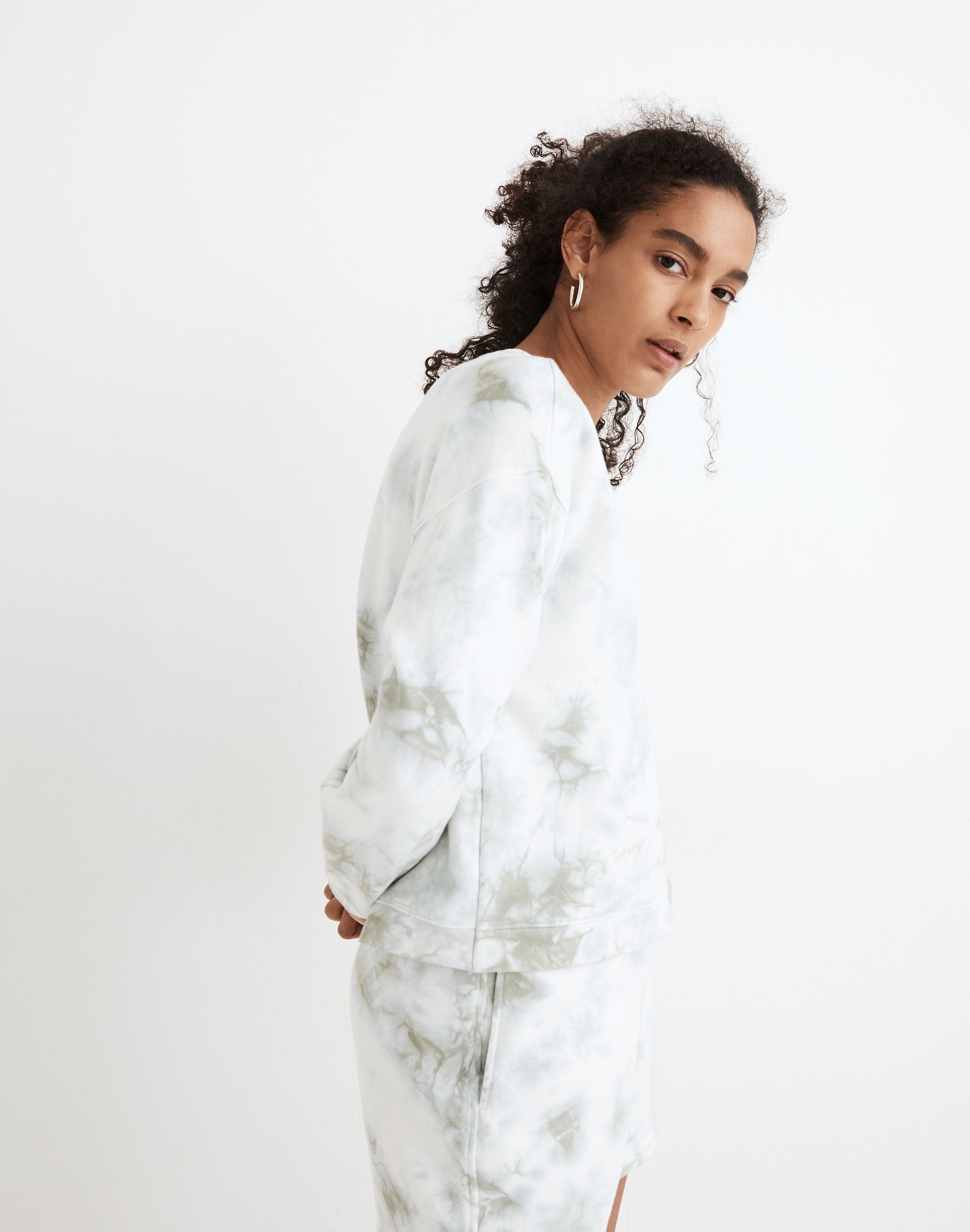 Tie-Dye (Re)sourced Cotton Swing Sweatshirt | Madewell