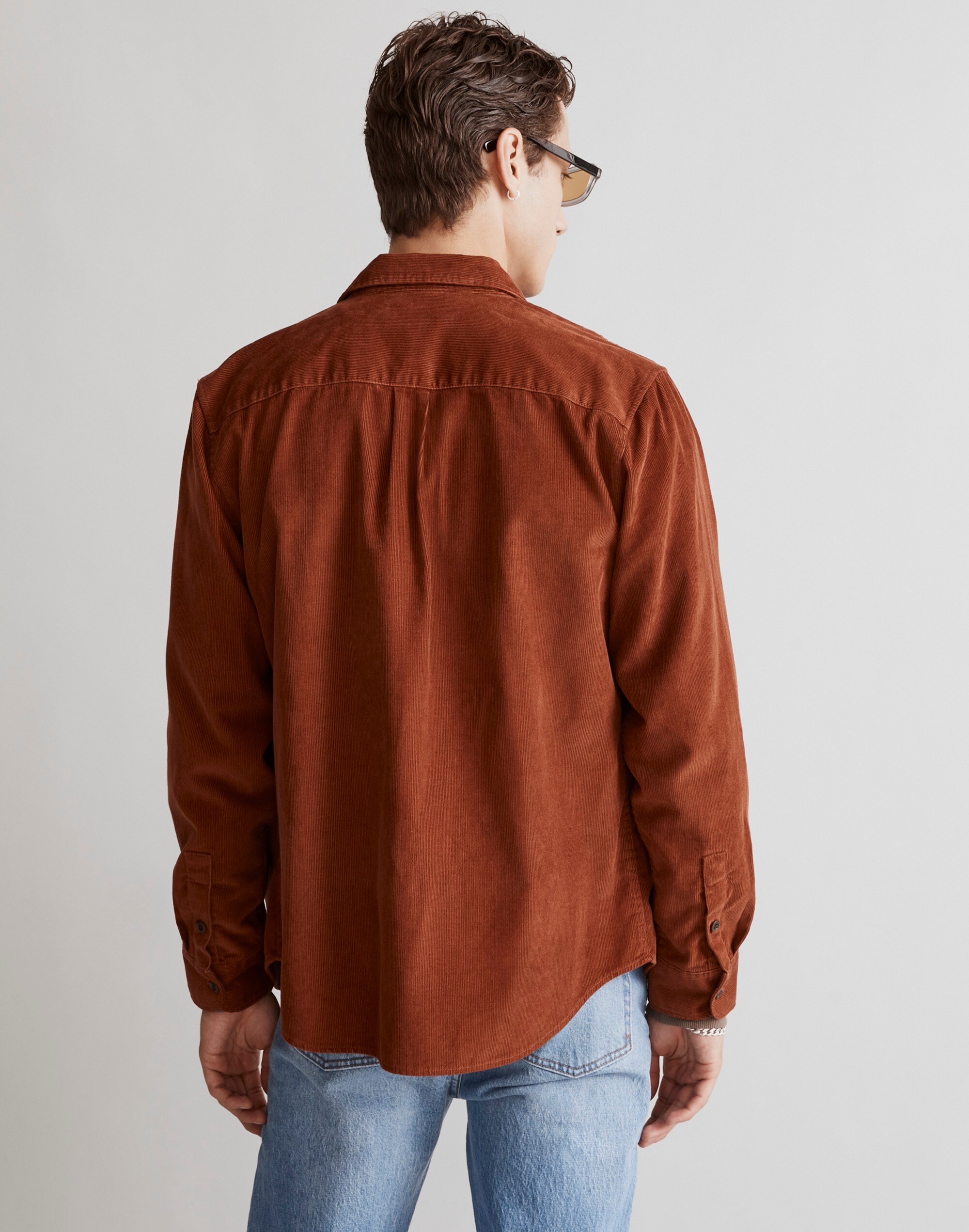 Corduroy Perfect Long-Sleeve Shirt | Madewell