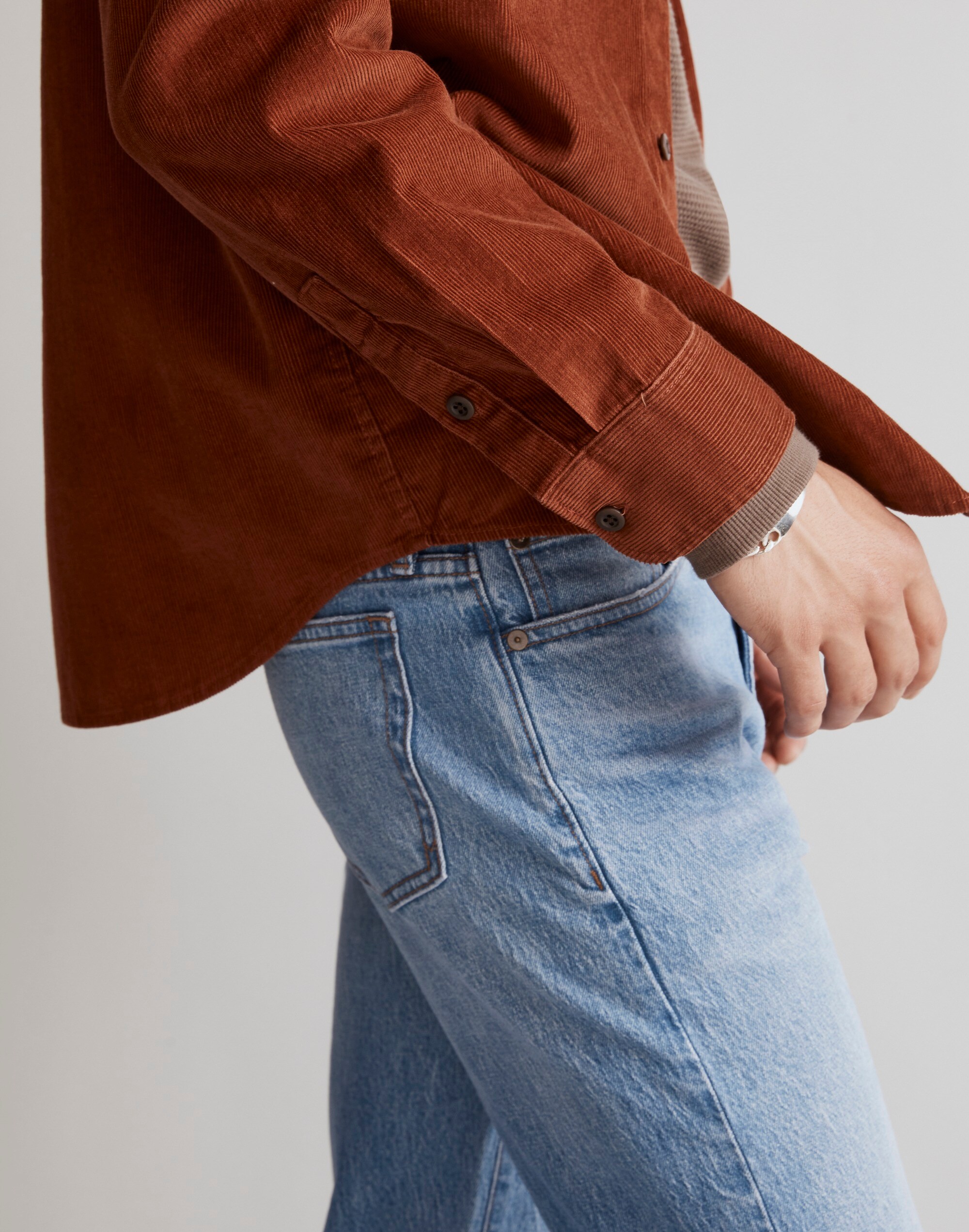 Corduroy Perfect Long-Sleeve Shirt | Madewell